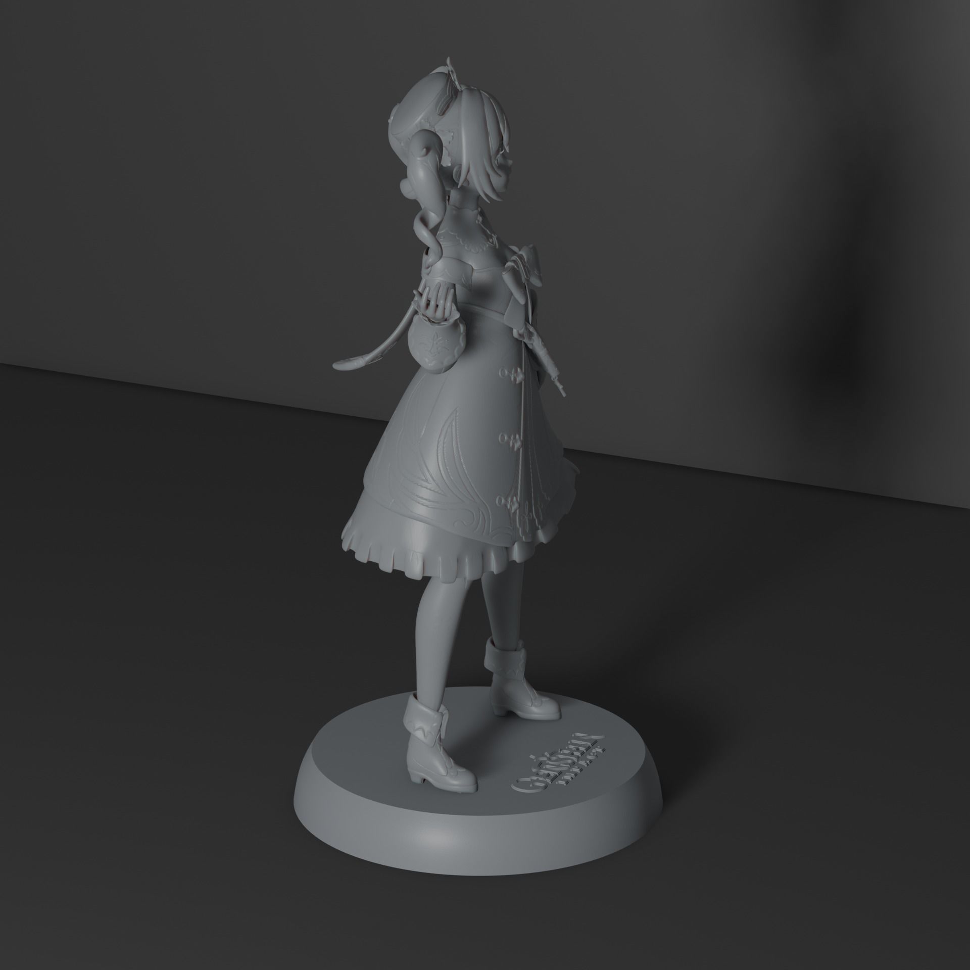 Barbara - Genshin Impact 3D print model_3
