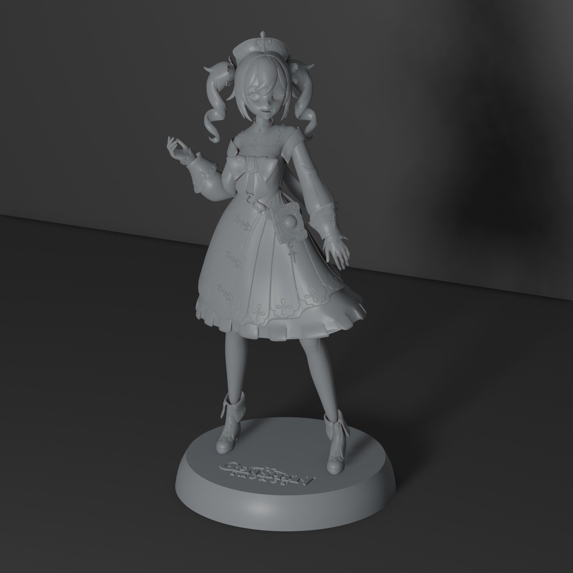 Barbara - Genshin Impact 3D print model_1