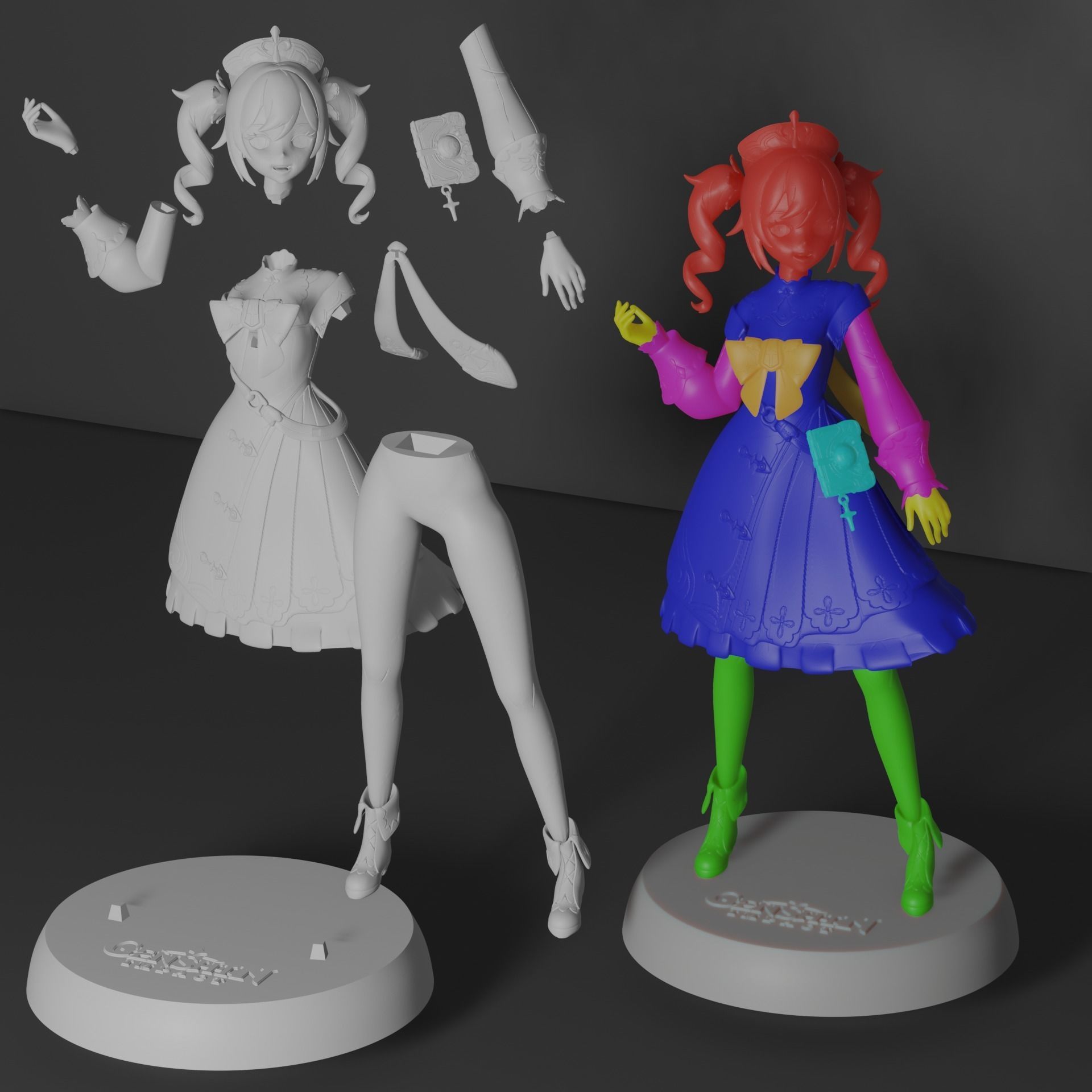 Barbara - Genshin Impact 3D print model_9