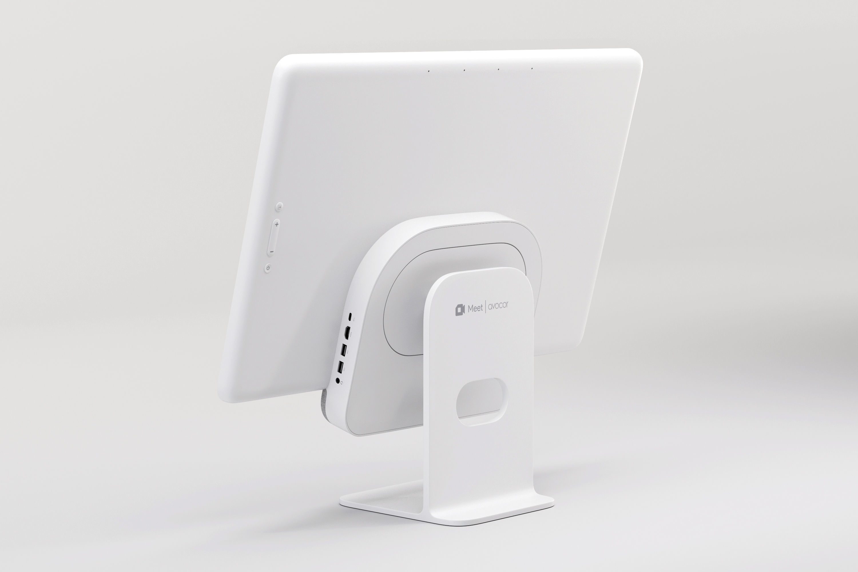 Google Meet Series One Desk 27 by Avocor - All in One Desktop PC 3D model_1