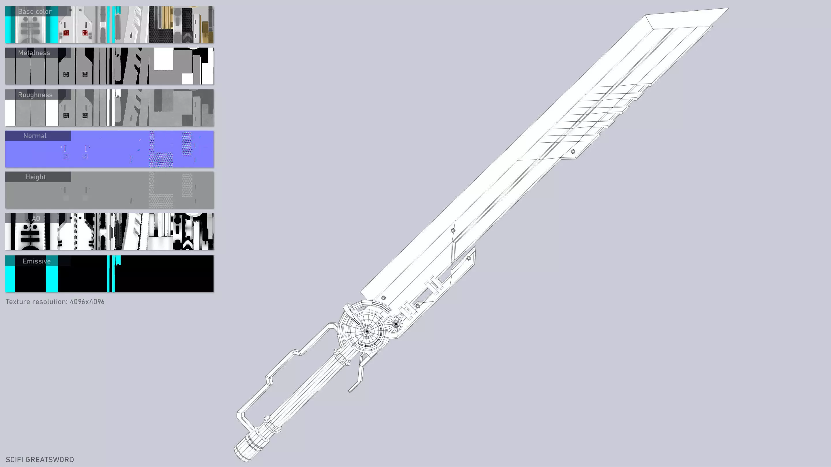 Scifi greatsword collection _6