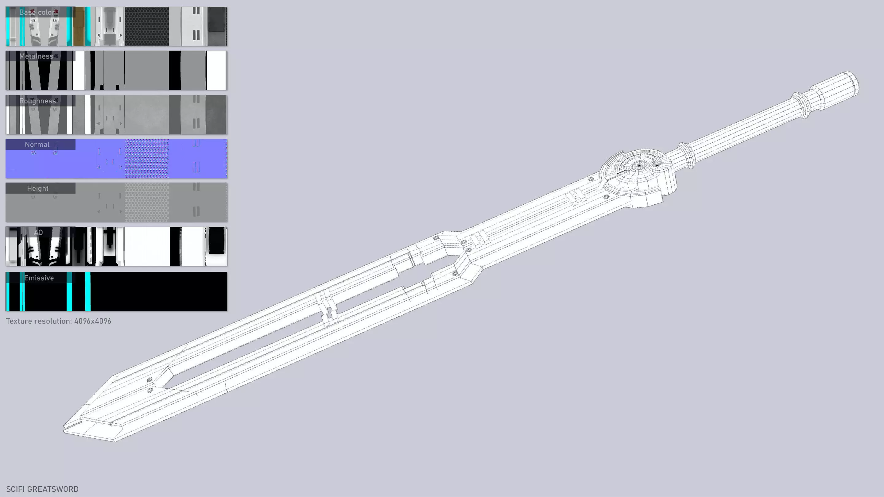 Scifi greatsword collection _15