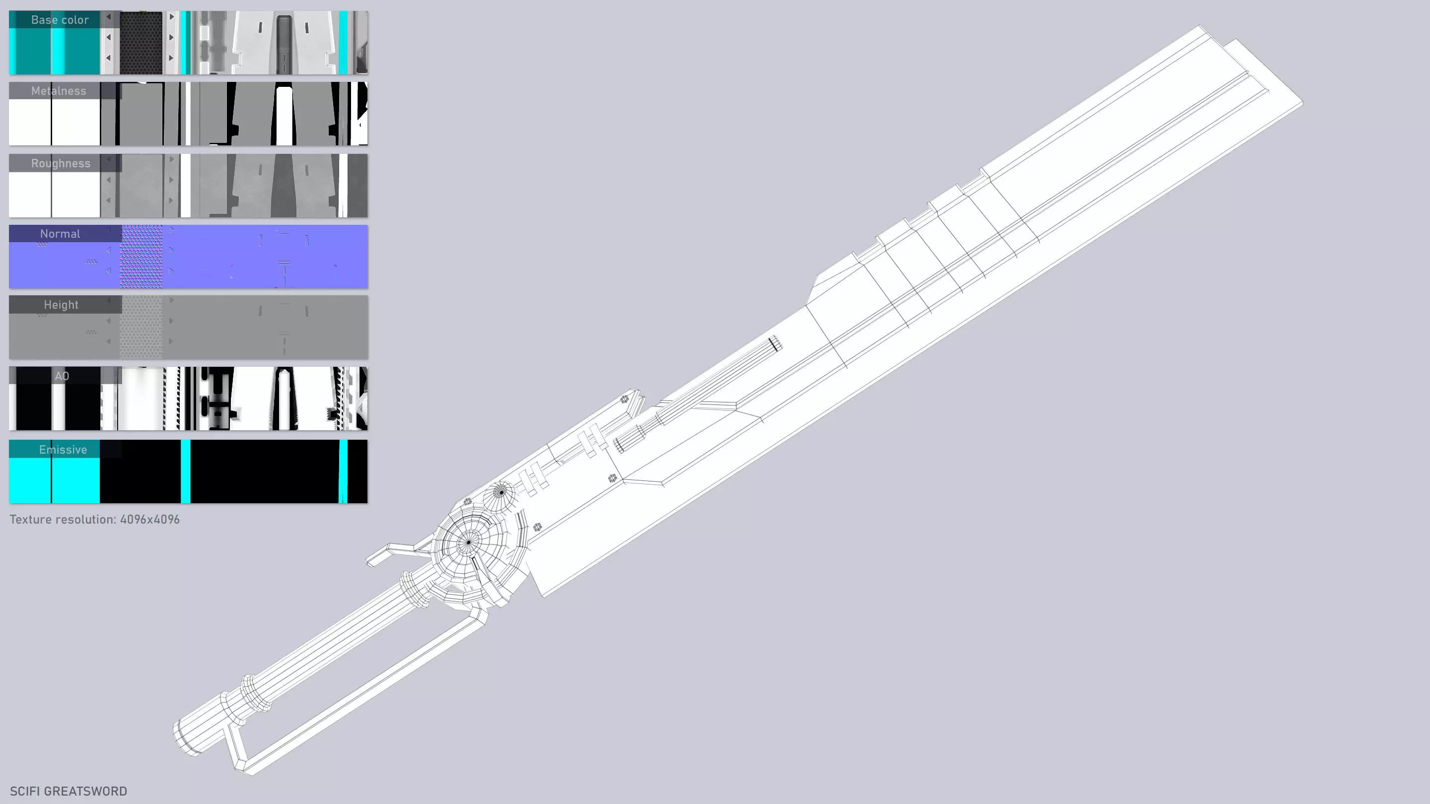 Scifi greatsword collection _3