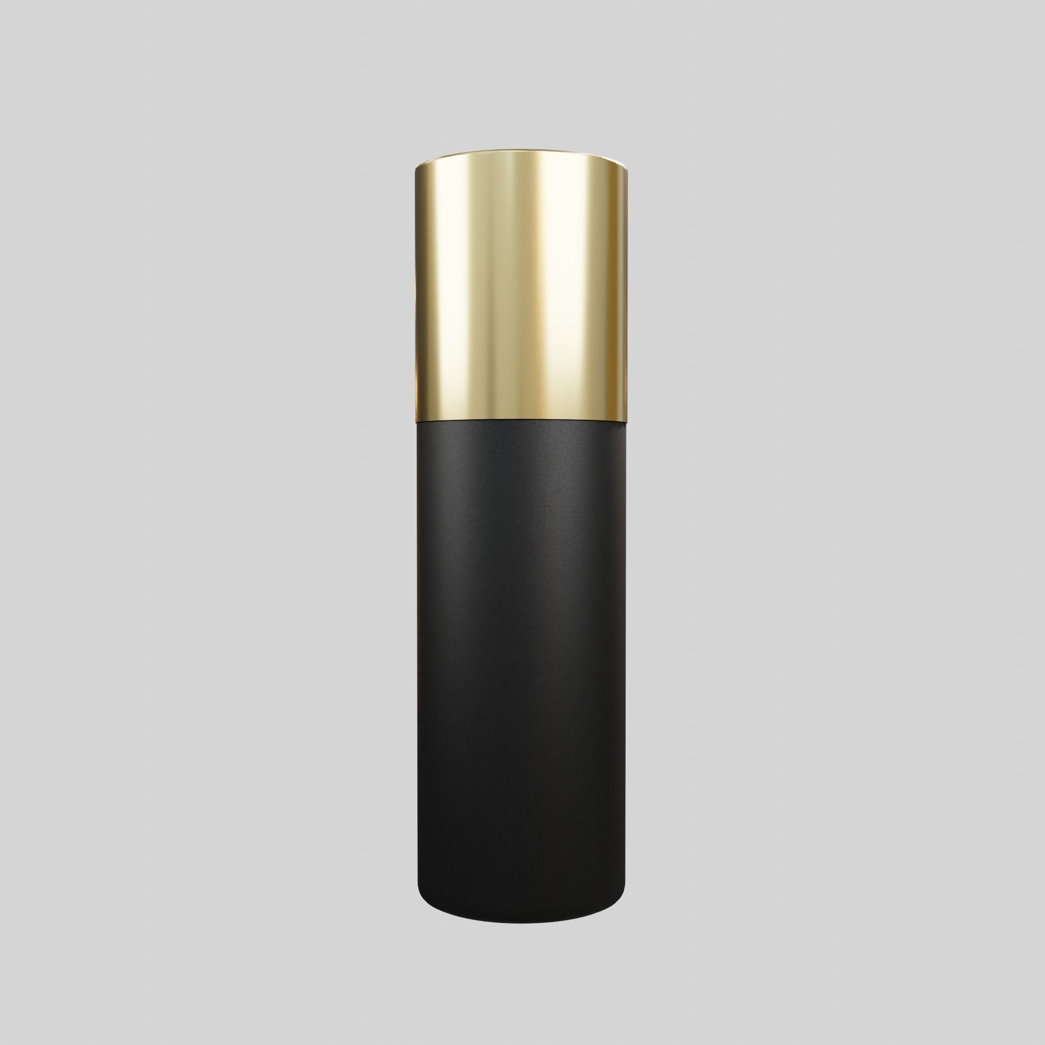 Cylinderic water spray black Low-poly 3D model_2