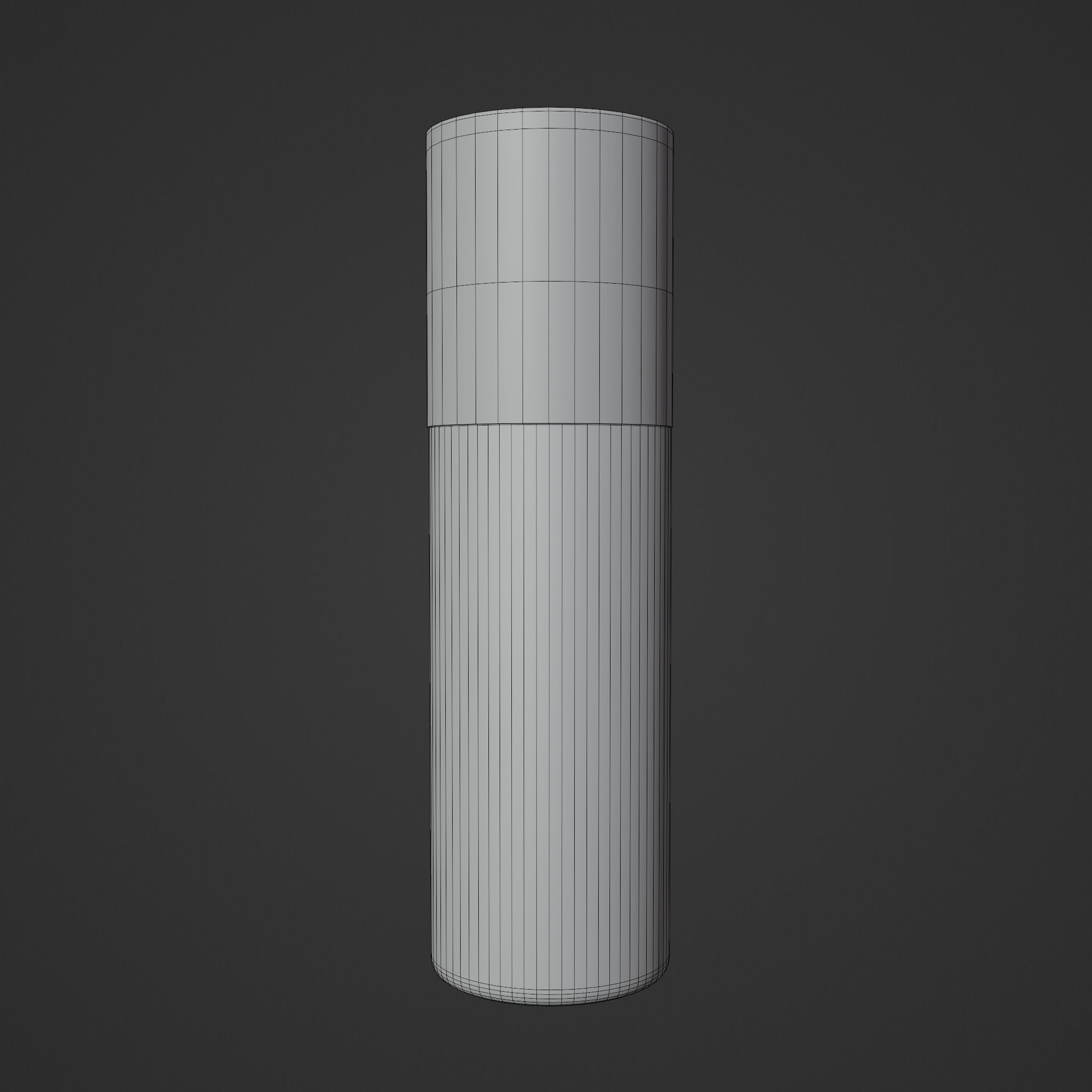 Cylinderic water spray black Low-poly 3D model_6