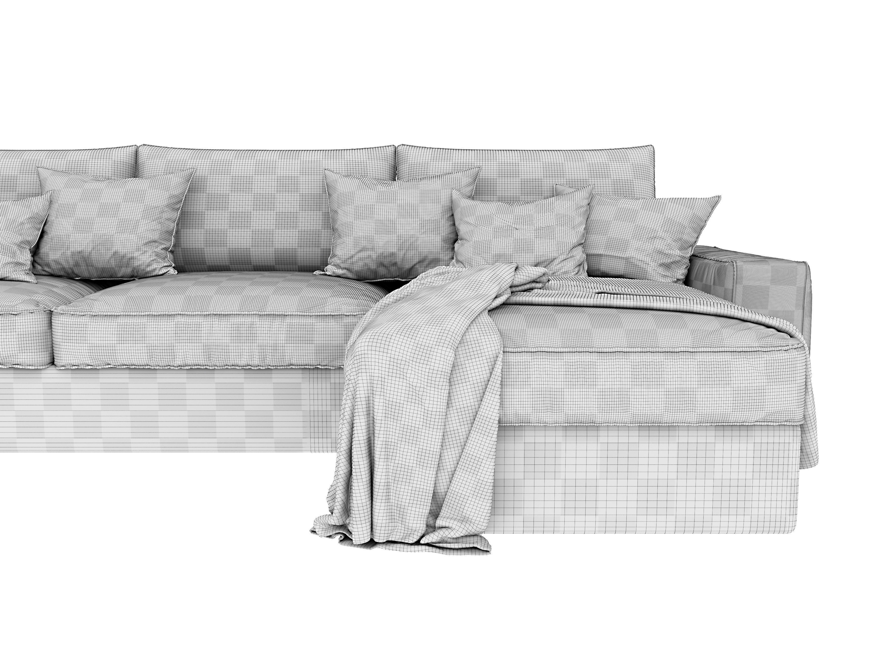  Sofa KIVIK Ikea 3D model_6