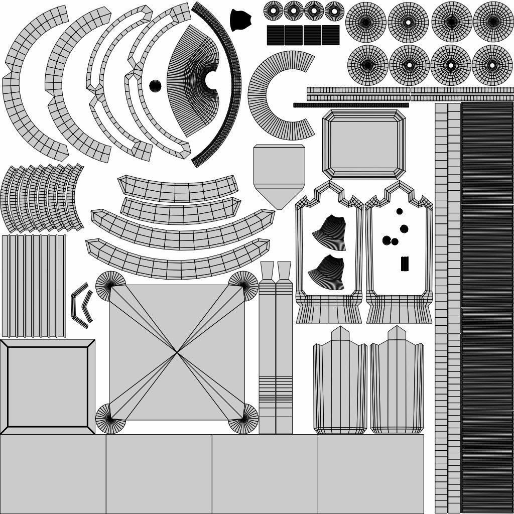 Monument marble bell 3D model_7