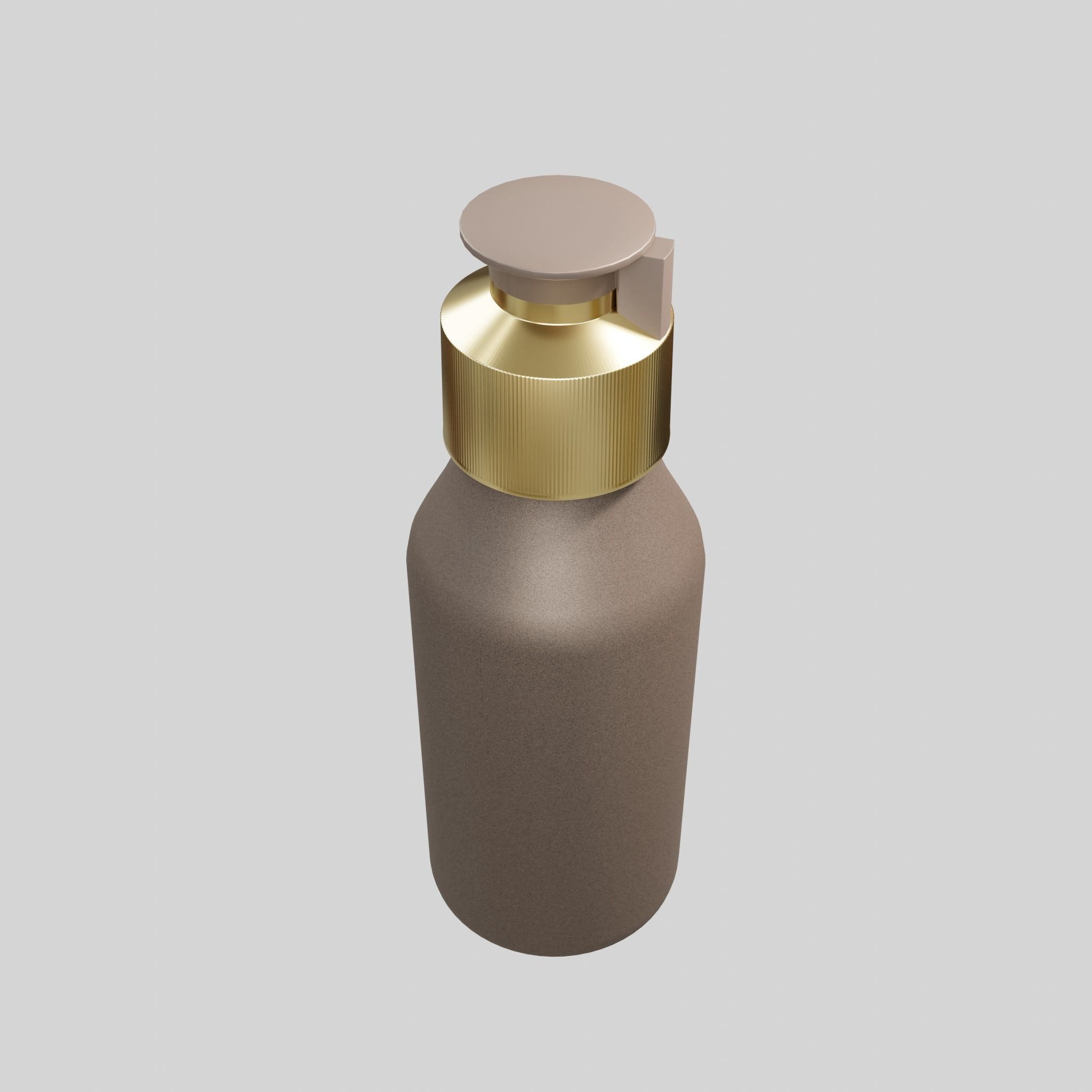 Perfume spray chrome Low-poly 3D model_3