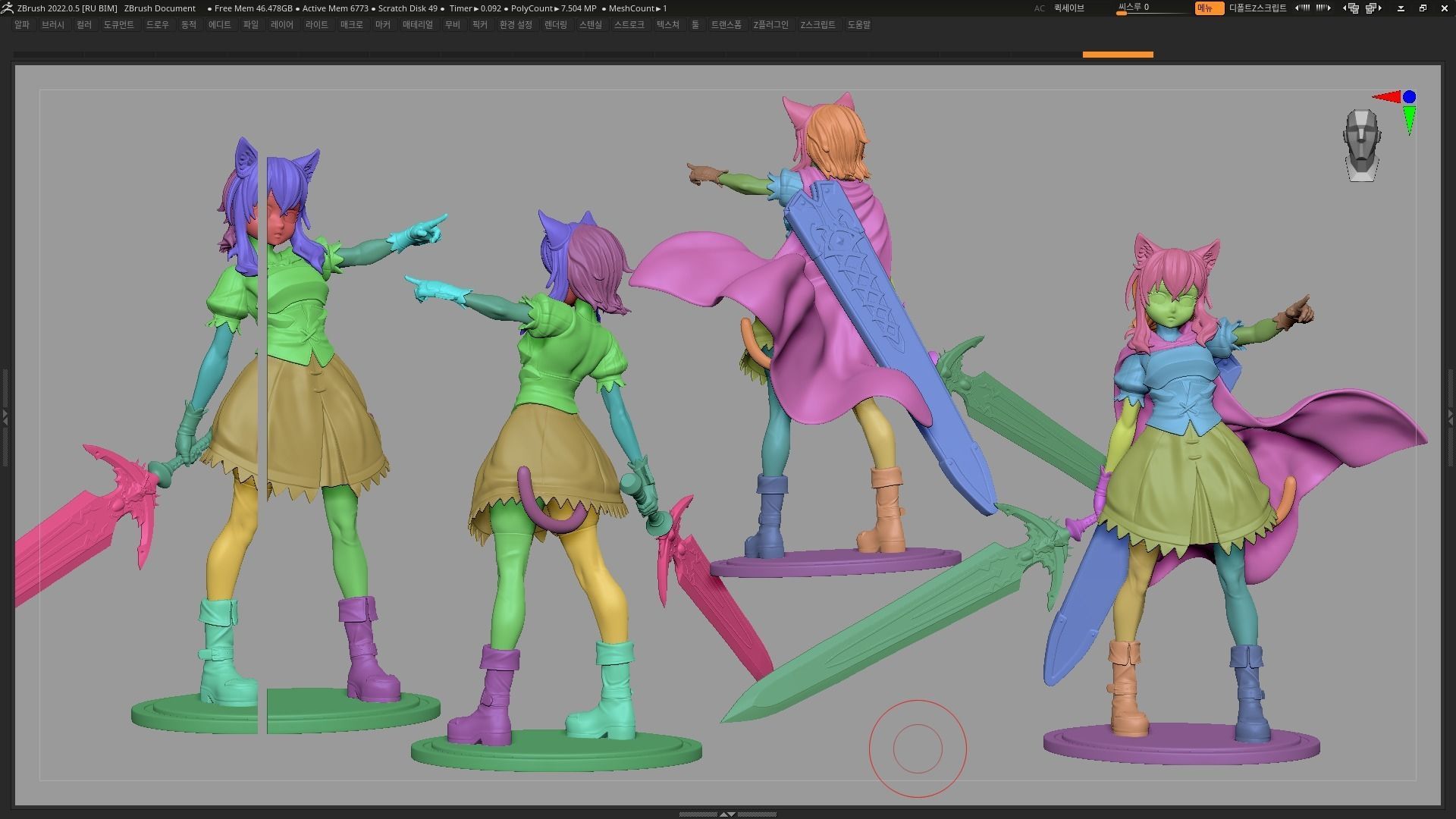 Fran- Reincarnated as a sword 3D print model_12