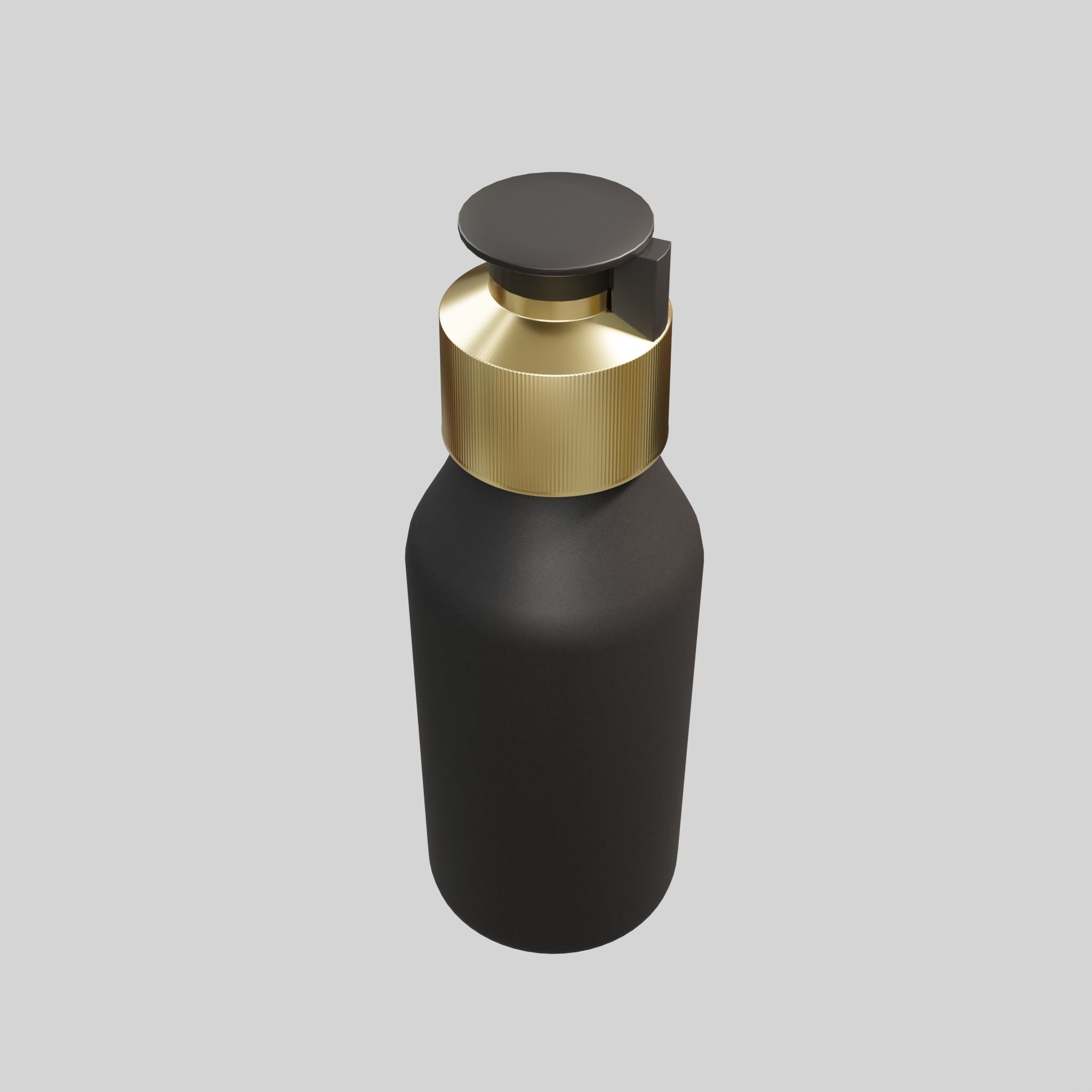 Perfume spray black Low-poly 3D model_3