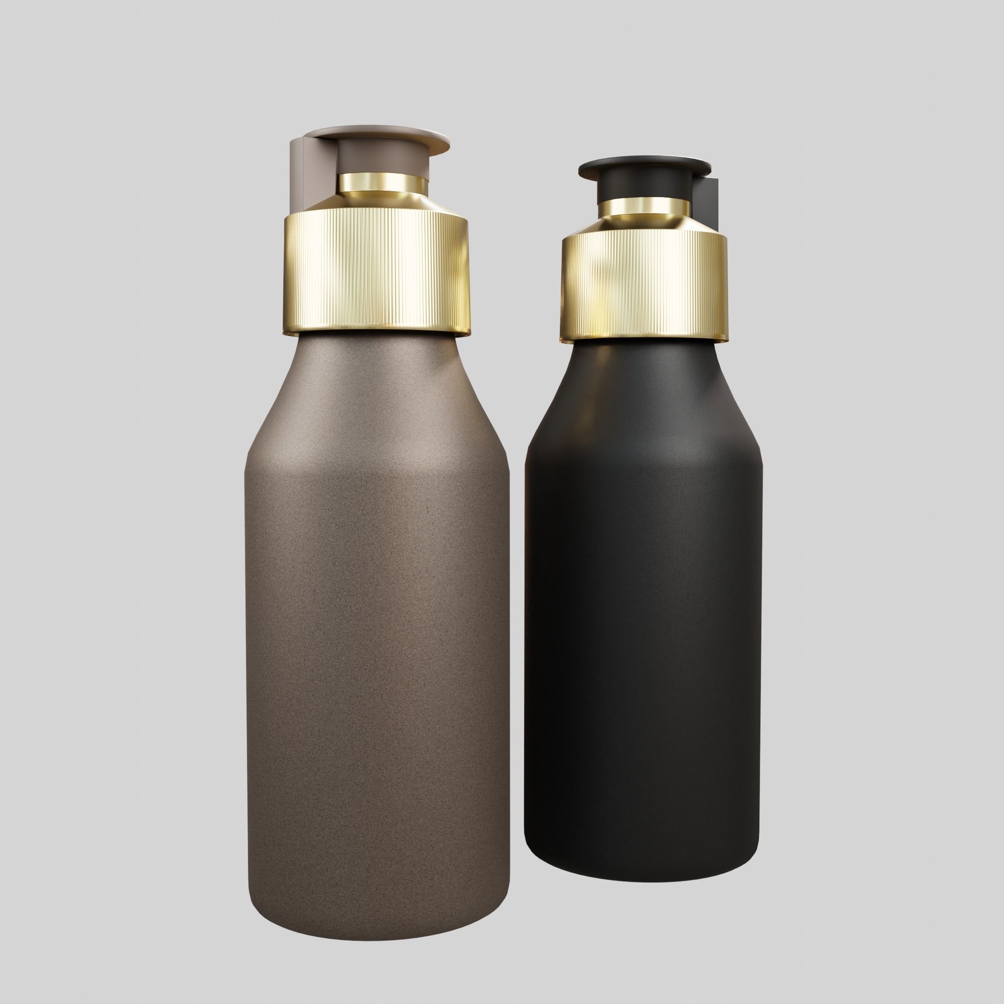 Perfume spray black Low-poly 3D model_8