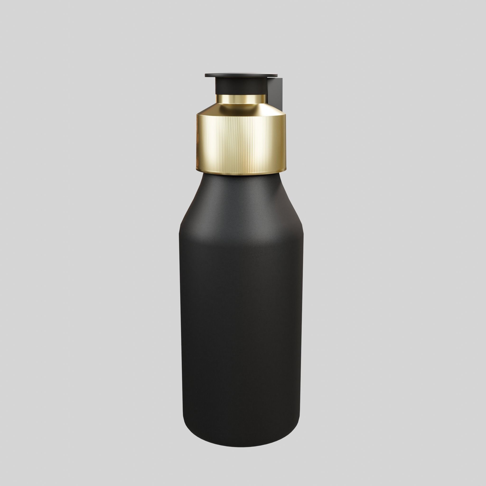 Perfume spray black Low-poly 3D model_2