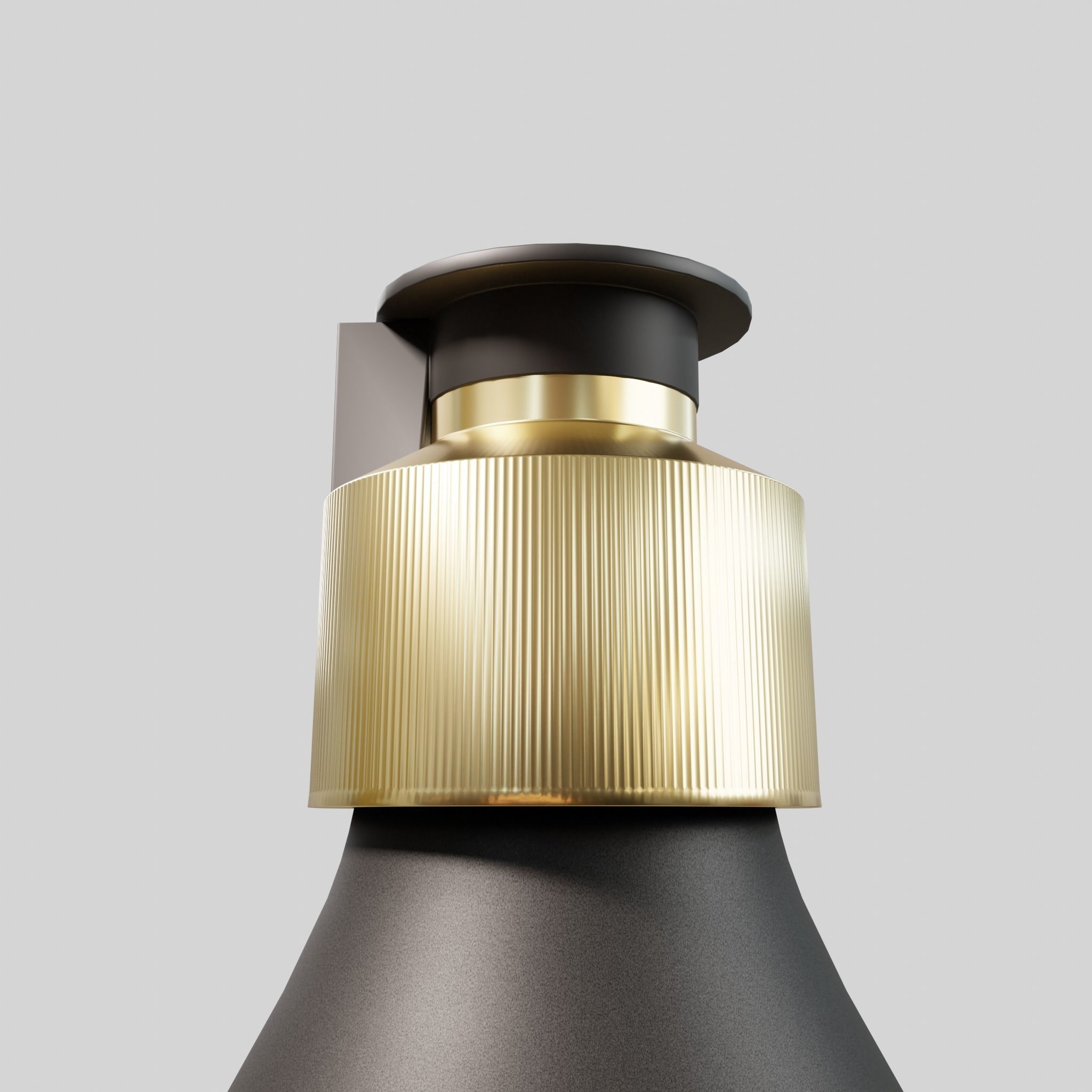 Perfume spray black Low-poly 3D model_4
