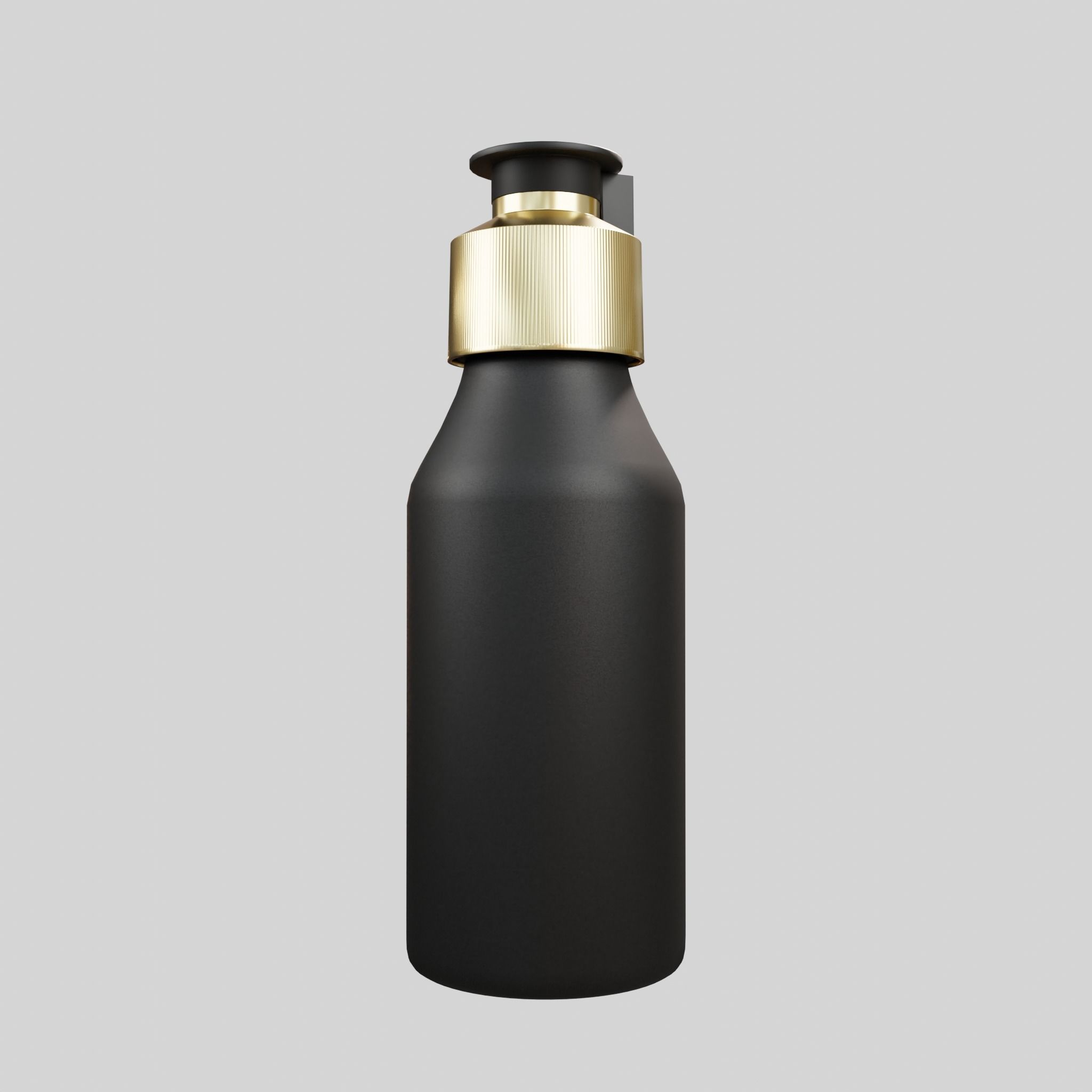 Perfume spray black Low-poly 3D model_1