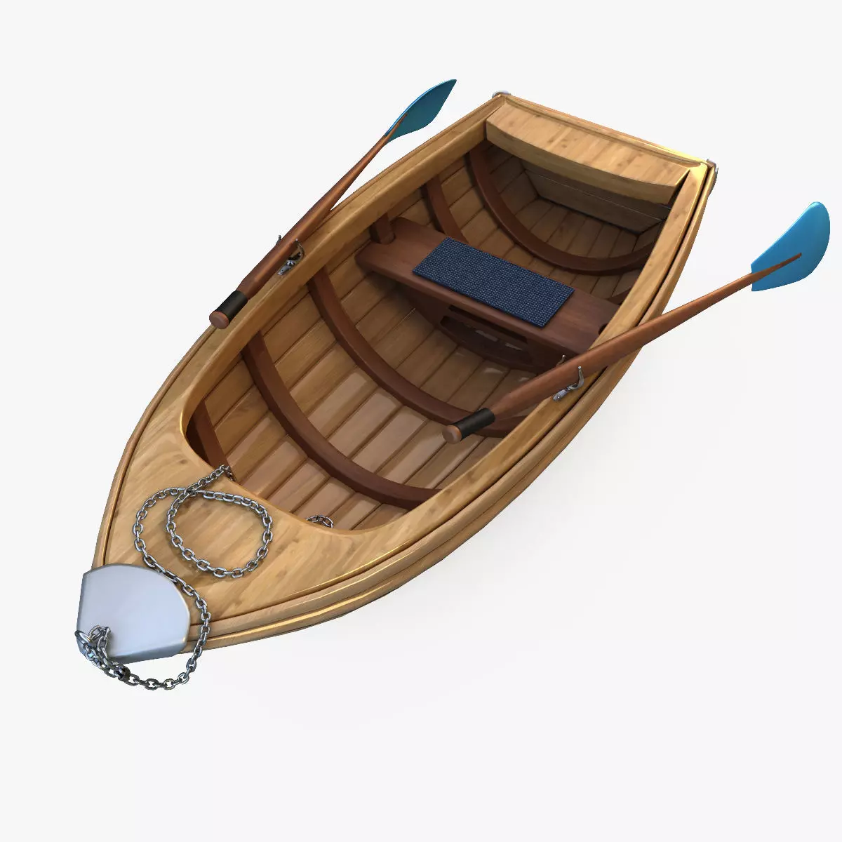 Boat stylized 3D model
