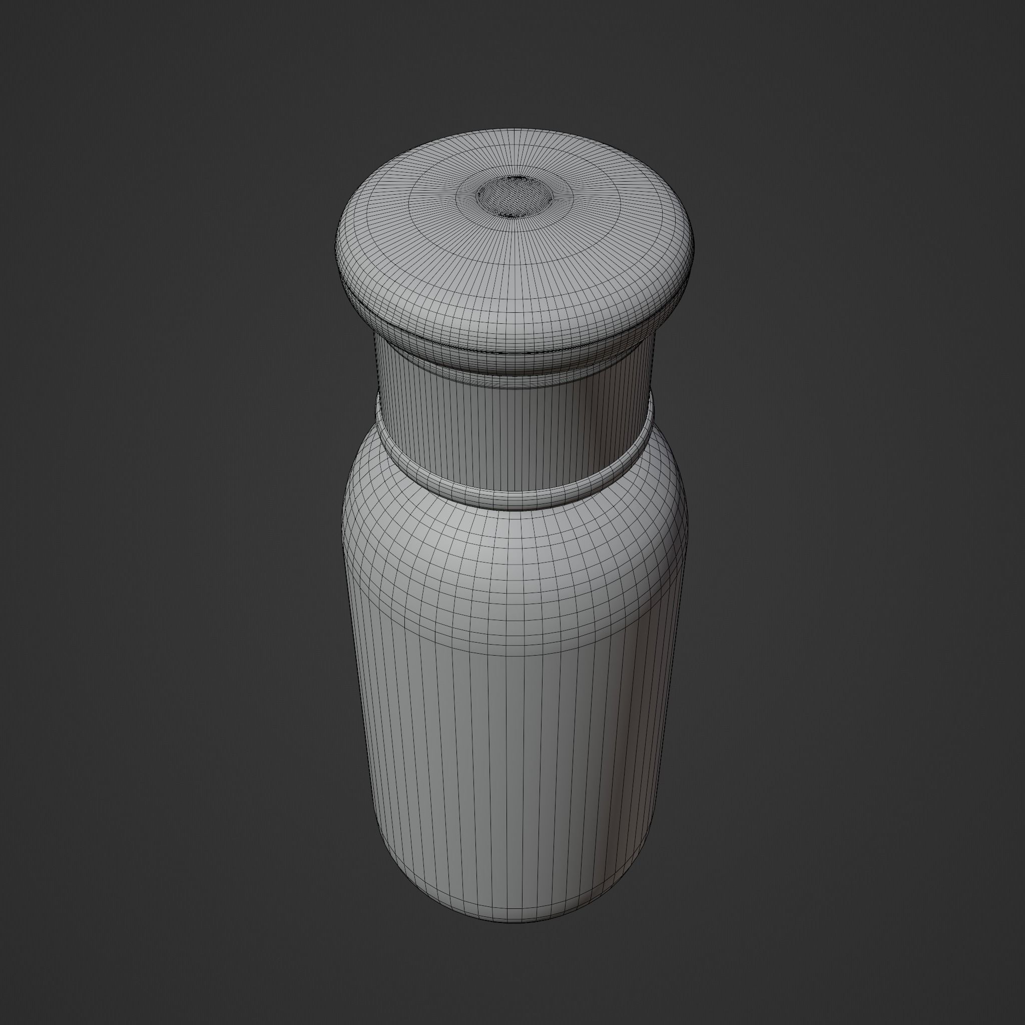 Perfume bottle white Low-poly 3D model_7