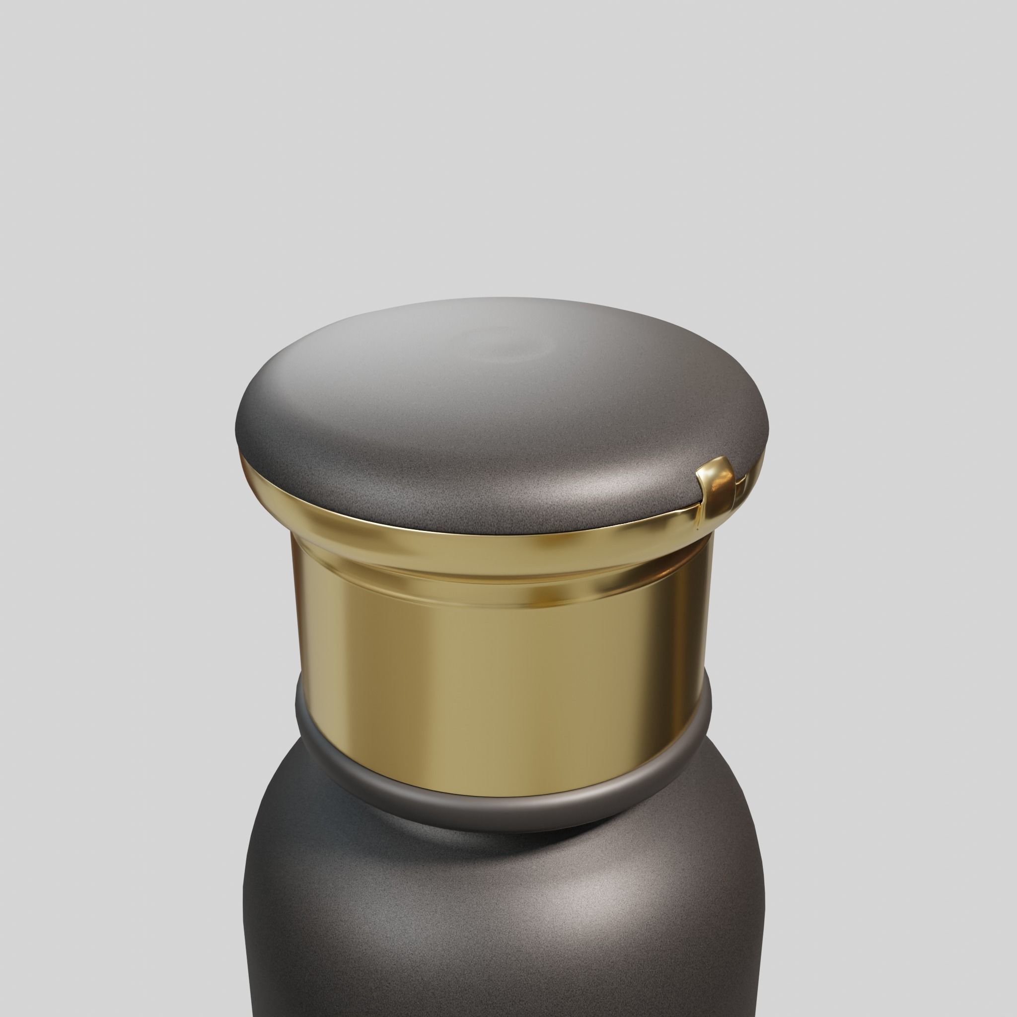 Perfume bottle black Low-poly 3D model_5
