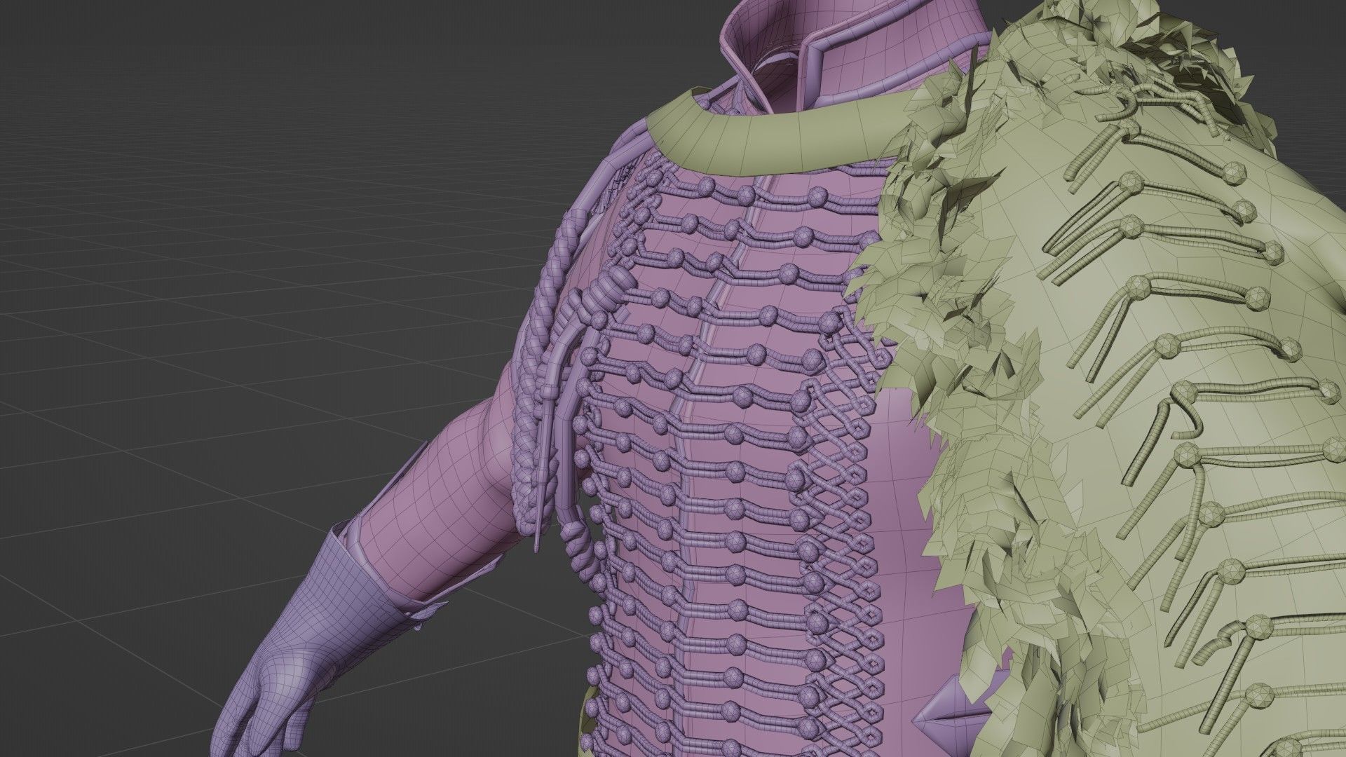 Soldier Napoleon High Rank Officer Rigged Low-poly 3D model_30