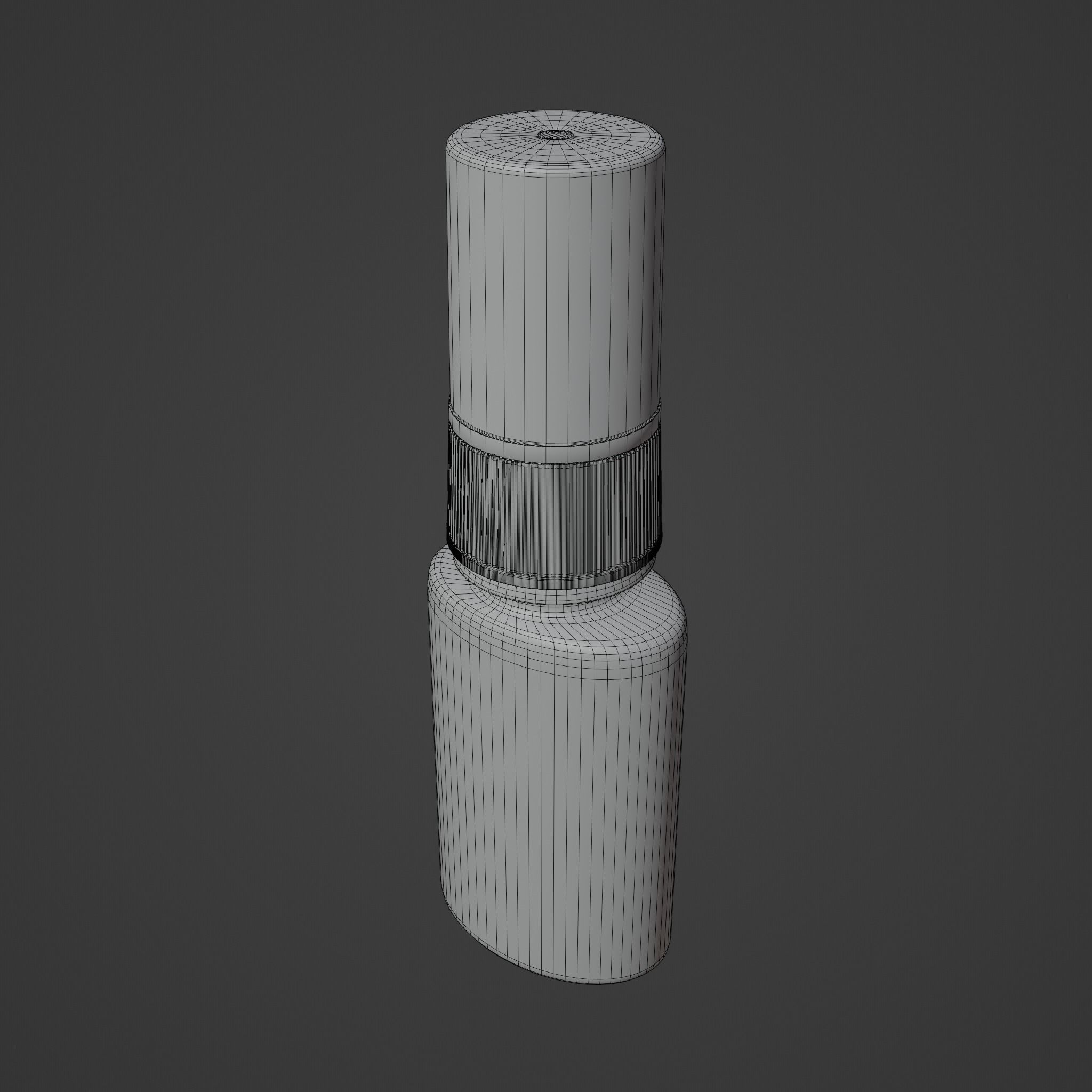 Mini spray white Low-poly 3D model_6