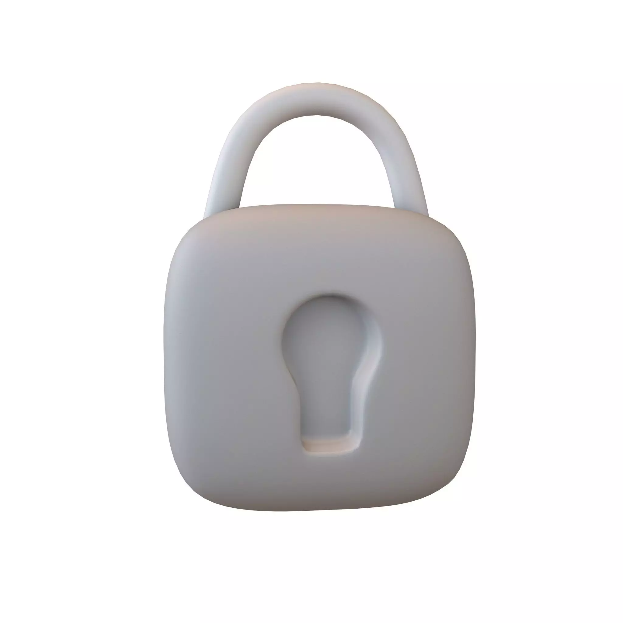 Lock v2 002 Low-poly 3D model_0