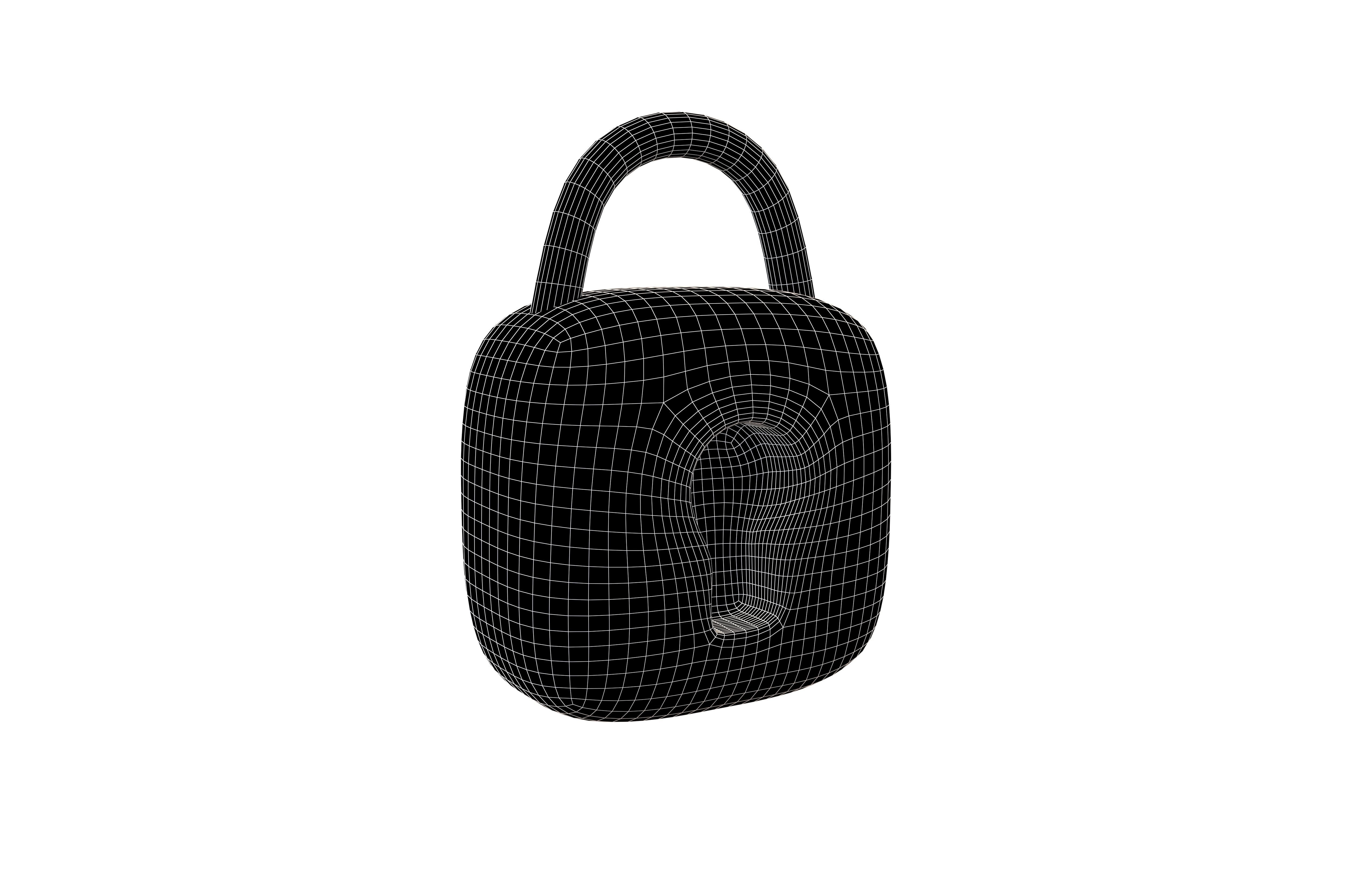 Lock v2 002 Low-poly 3D model_7