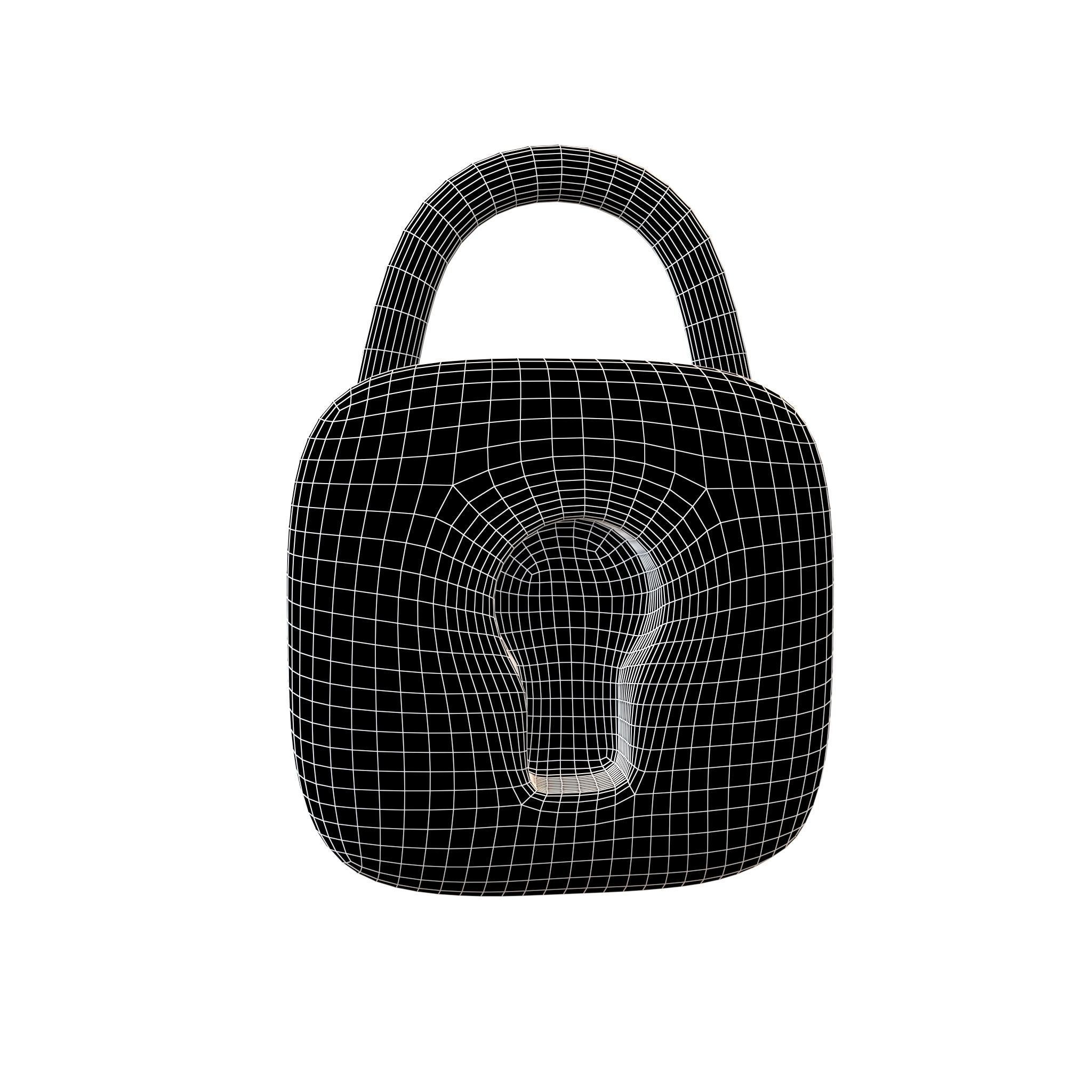 Lock v2 002 Low-poly 3D model_6