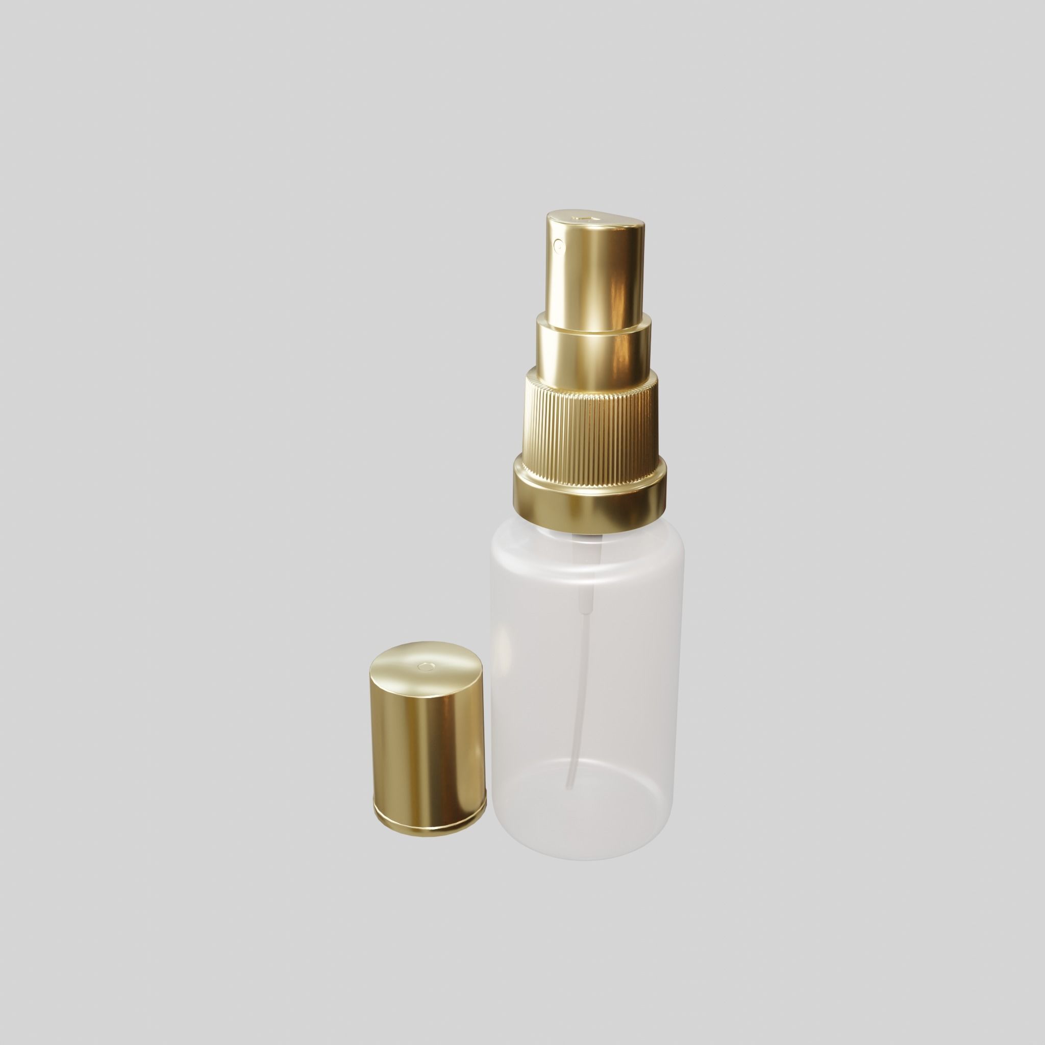 Mini spray 2 white Low-poly 3D model_3
