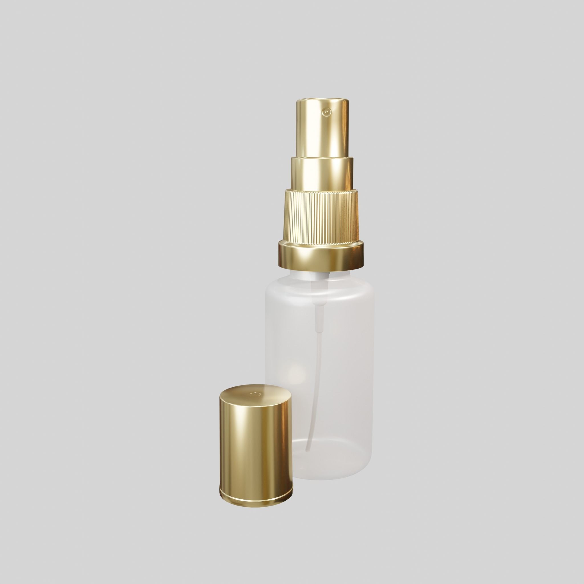 Mini spray 2 white Low-poly 3D model_4