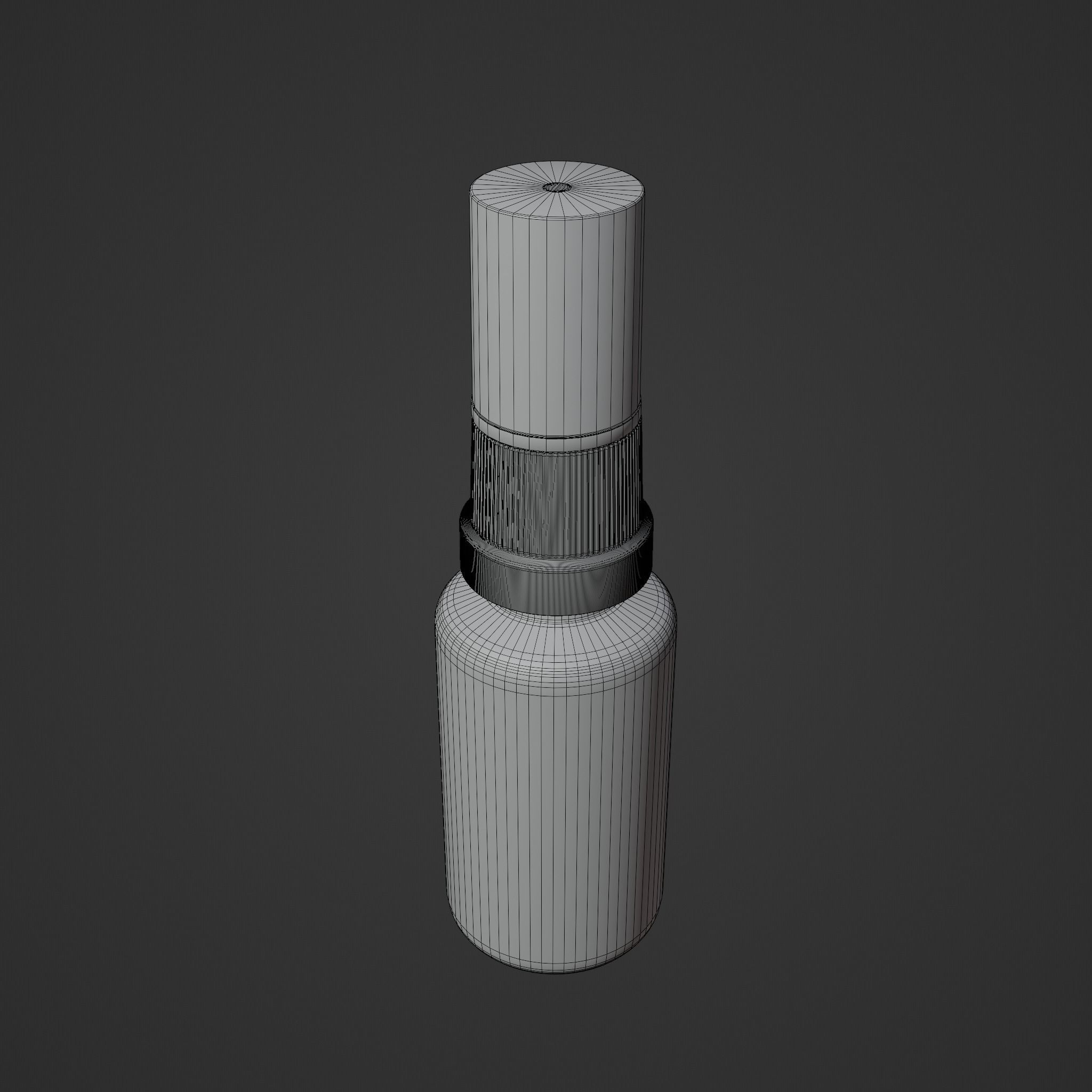 Mini spray 2 white Low-poly 3D model_6