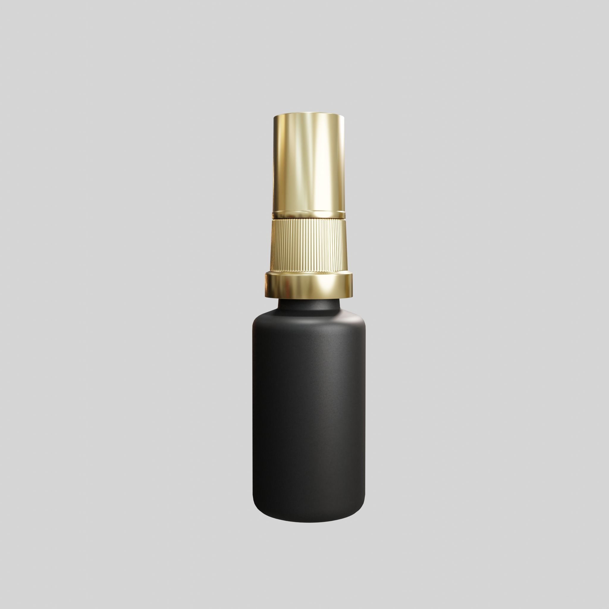 Mini spray 2 black Low-poly 3D model_2