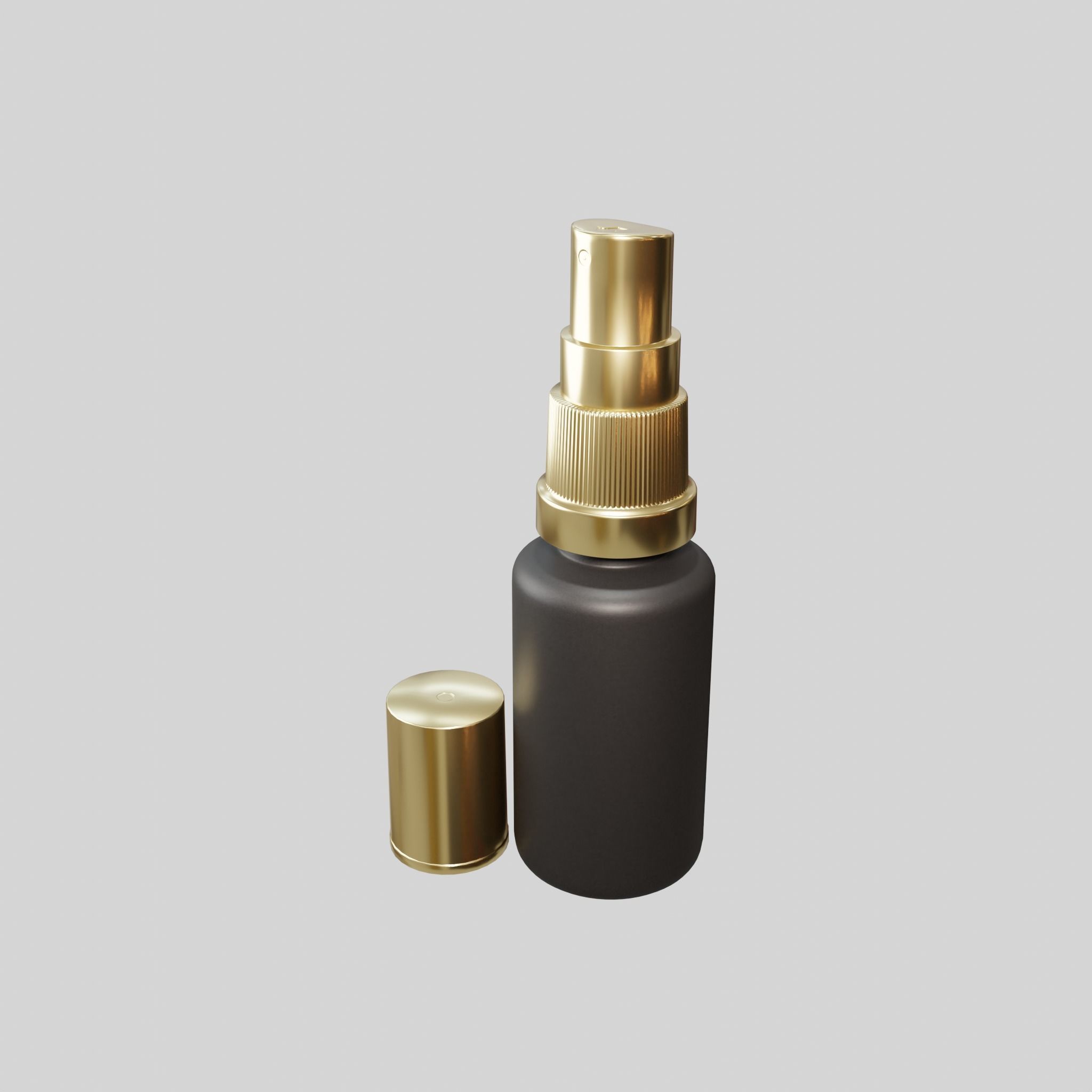 Mini spray 2 black Low-poly 3D model_3
