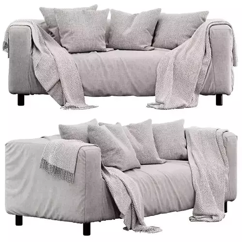 Klippan sofa with cover by Ikea