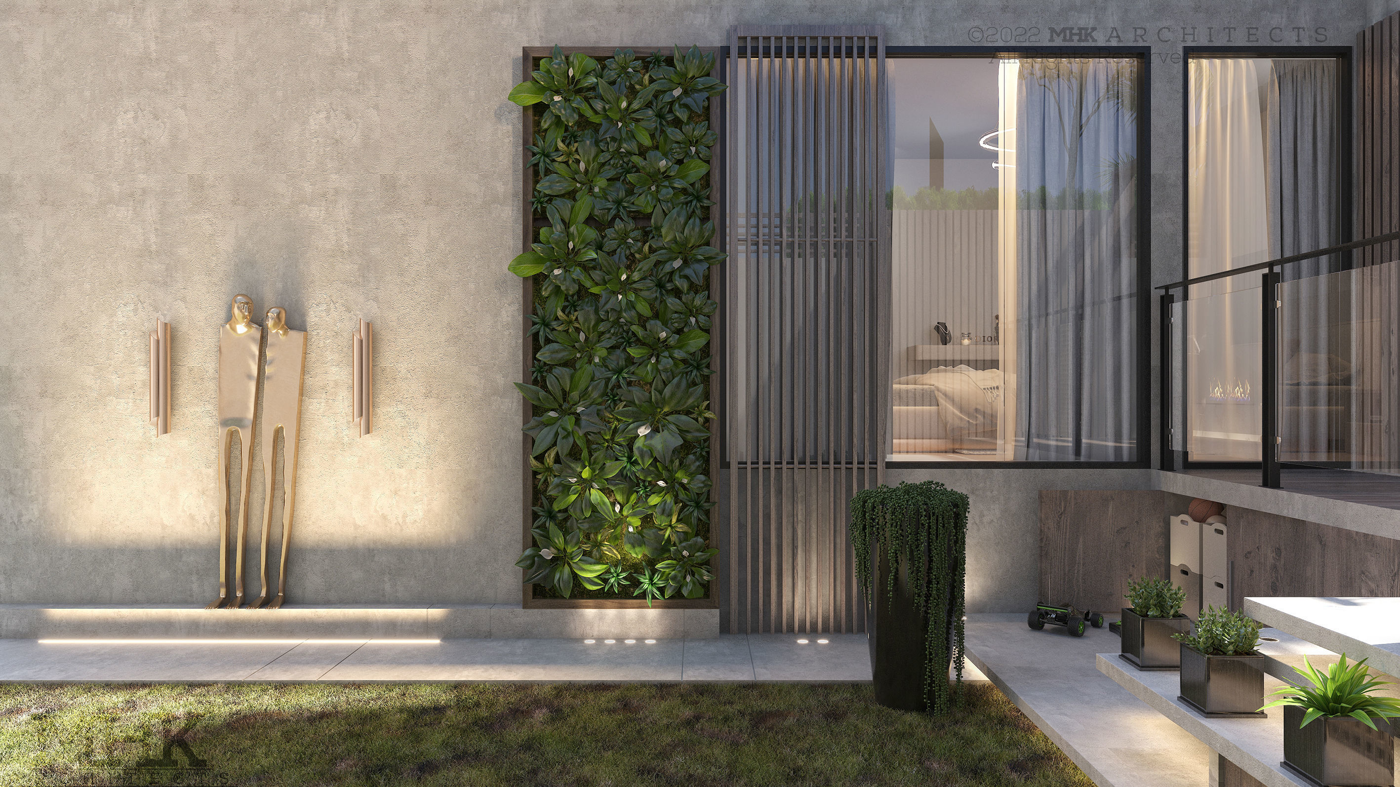 Cozy Landscape exterior scene 3D model 3D model_8