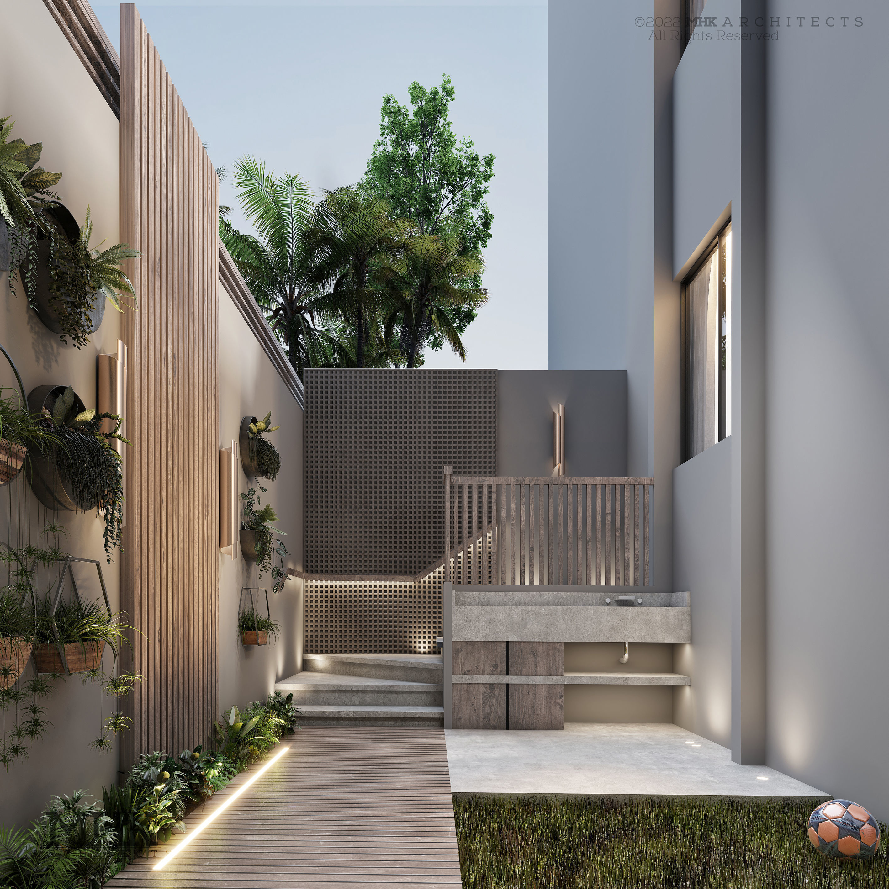 Cozy Landscape exterior scene 3D model 3D model_4