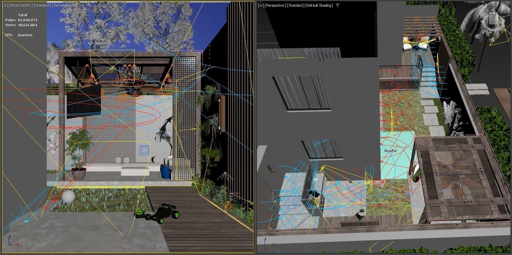 Cozy Landscape exterior scene 3D model 3D model_10