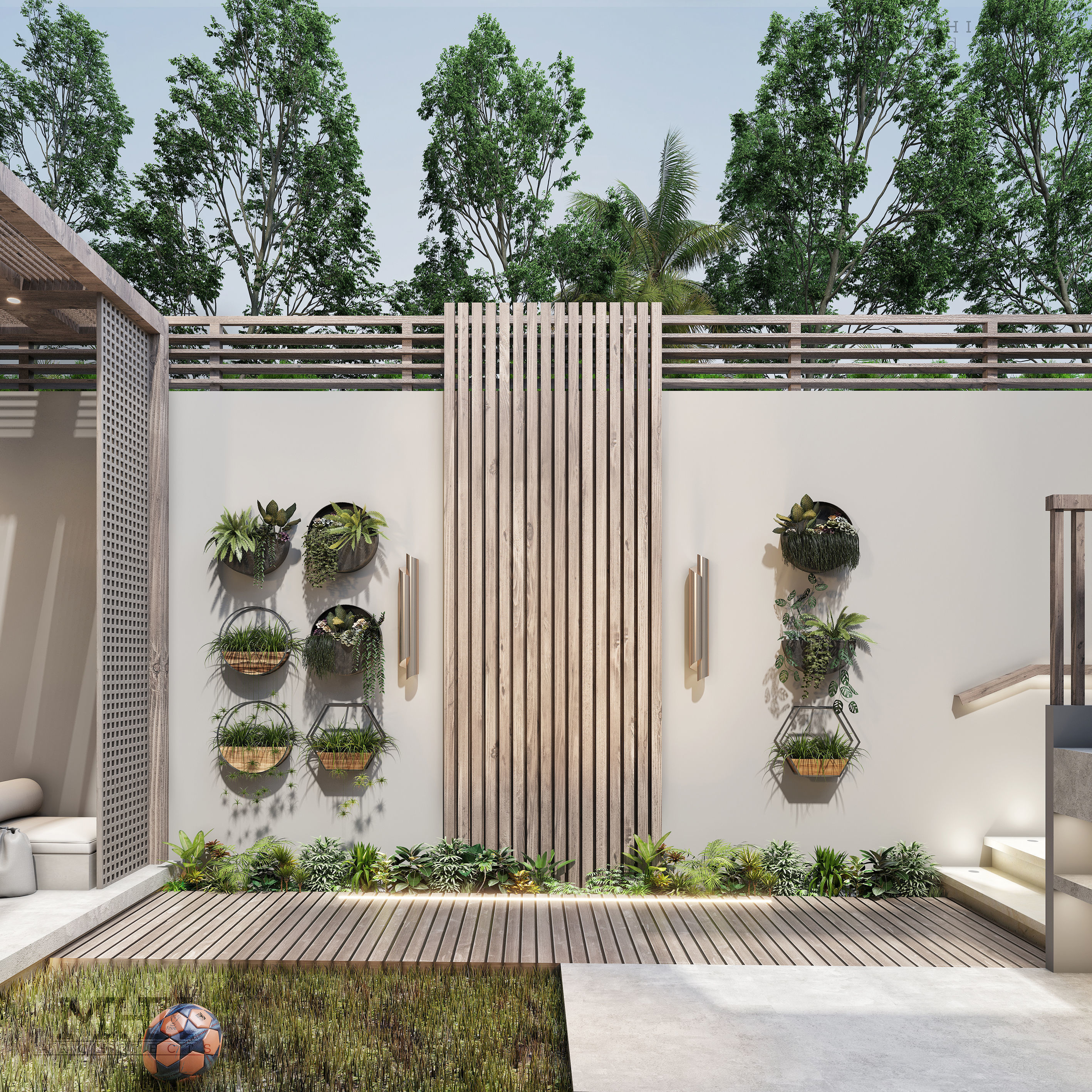 Cozy Landscape exterior scene 3D model 3D model_7