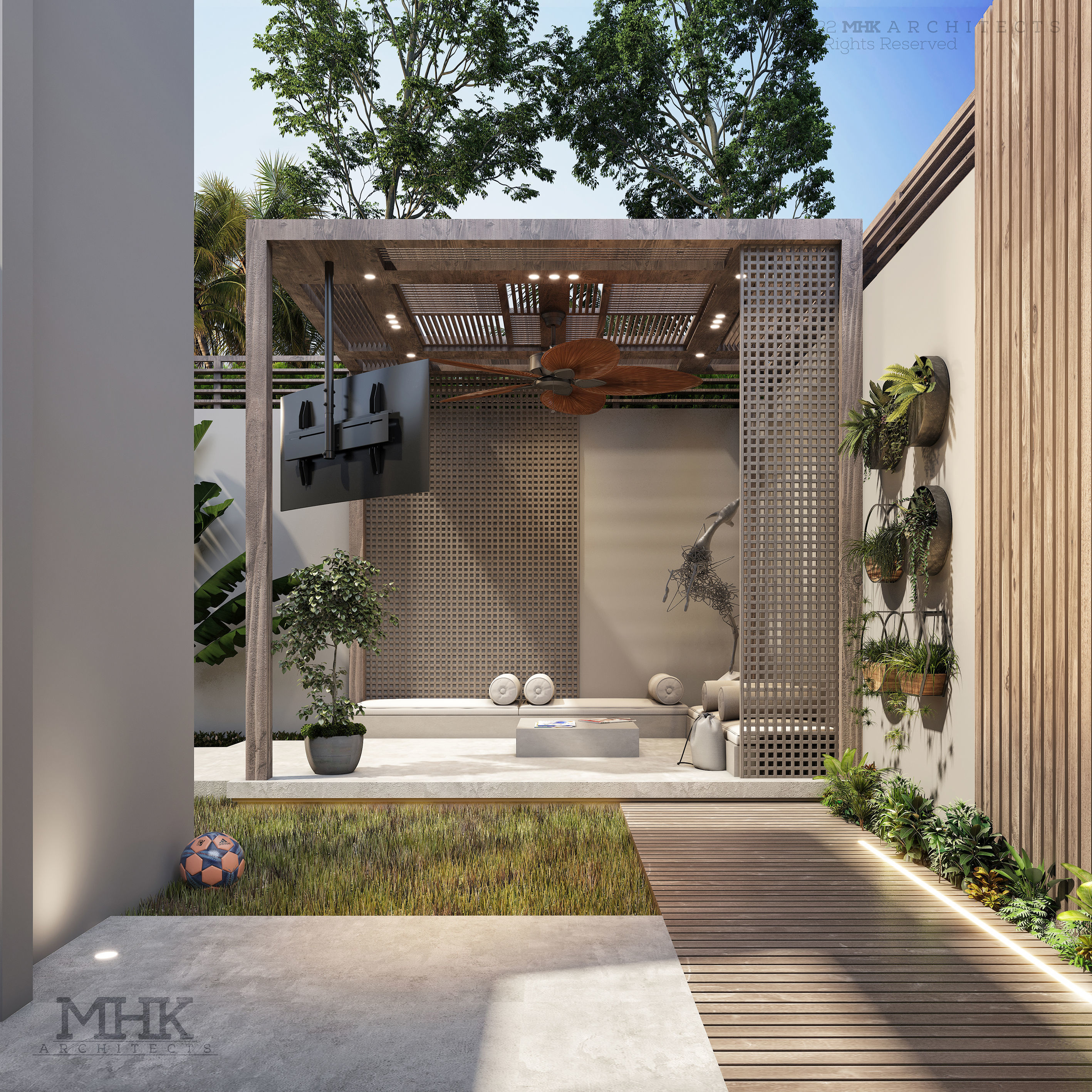 Cozy Landscape exterior scene 3D model 3D model_2