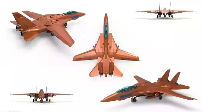 Jet XP-14F Skystriker 3D model