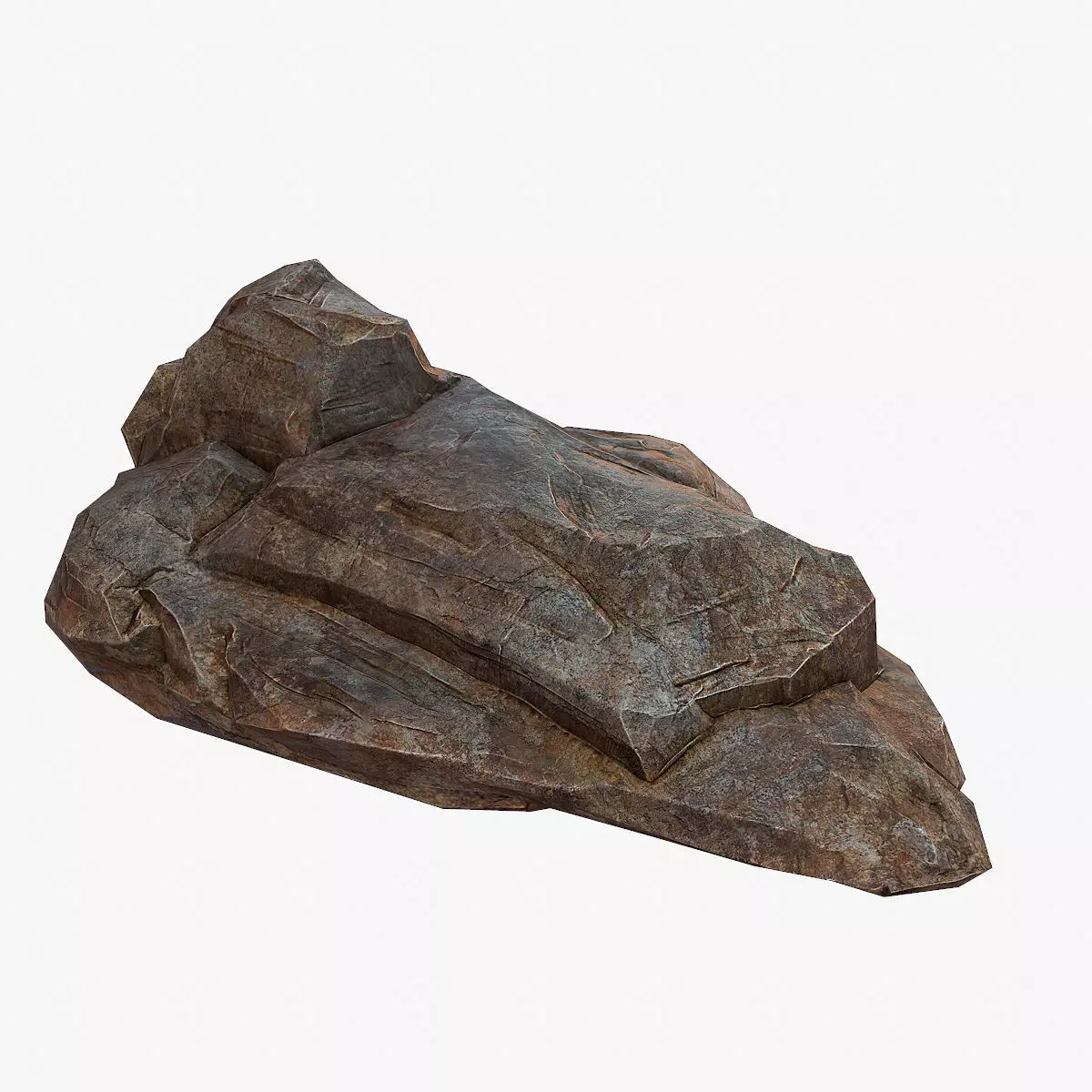 Big Stone low poly Low-poly 3D model_0