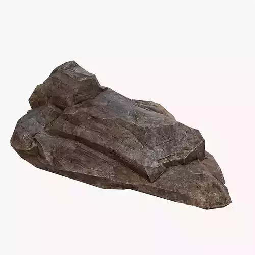 Big Stone low poly Low-poly 3D model