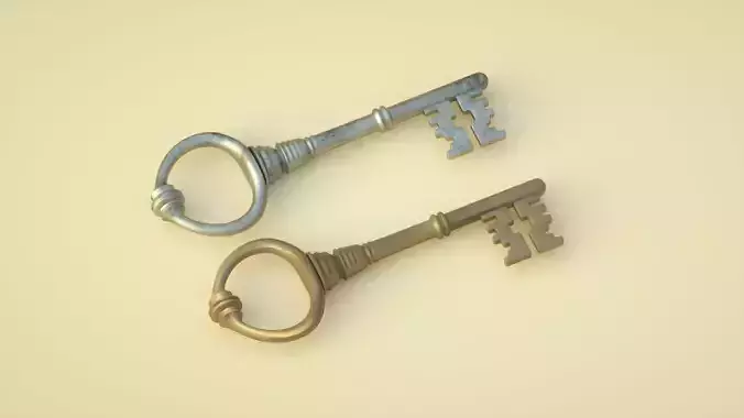 key old key brass key