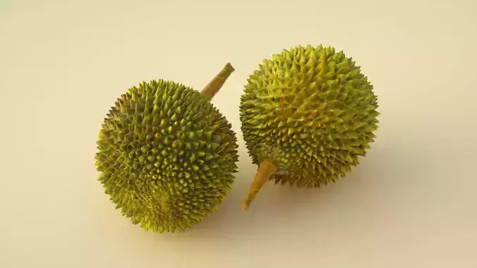 durian two kiwi fruit