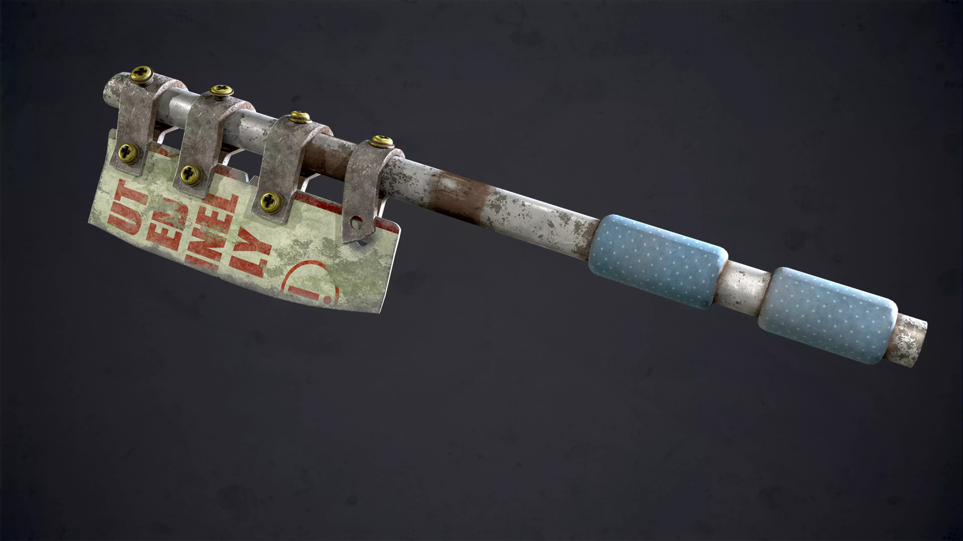 Post-Apocalyptic Axe-Realistic Low-poly 3D model