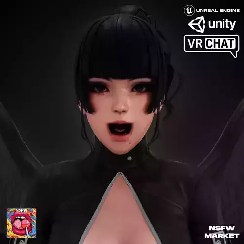 EXCLUSIVE EDITION RIGGED CHARACTER NYOTENGU Low-poly 3D model