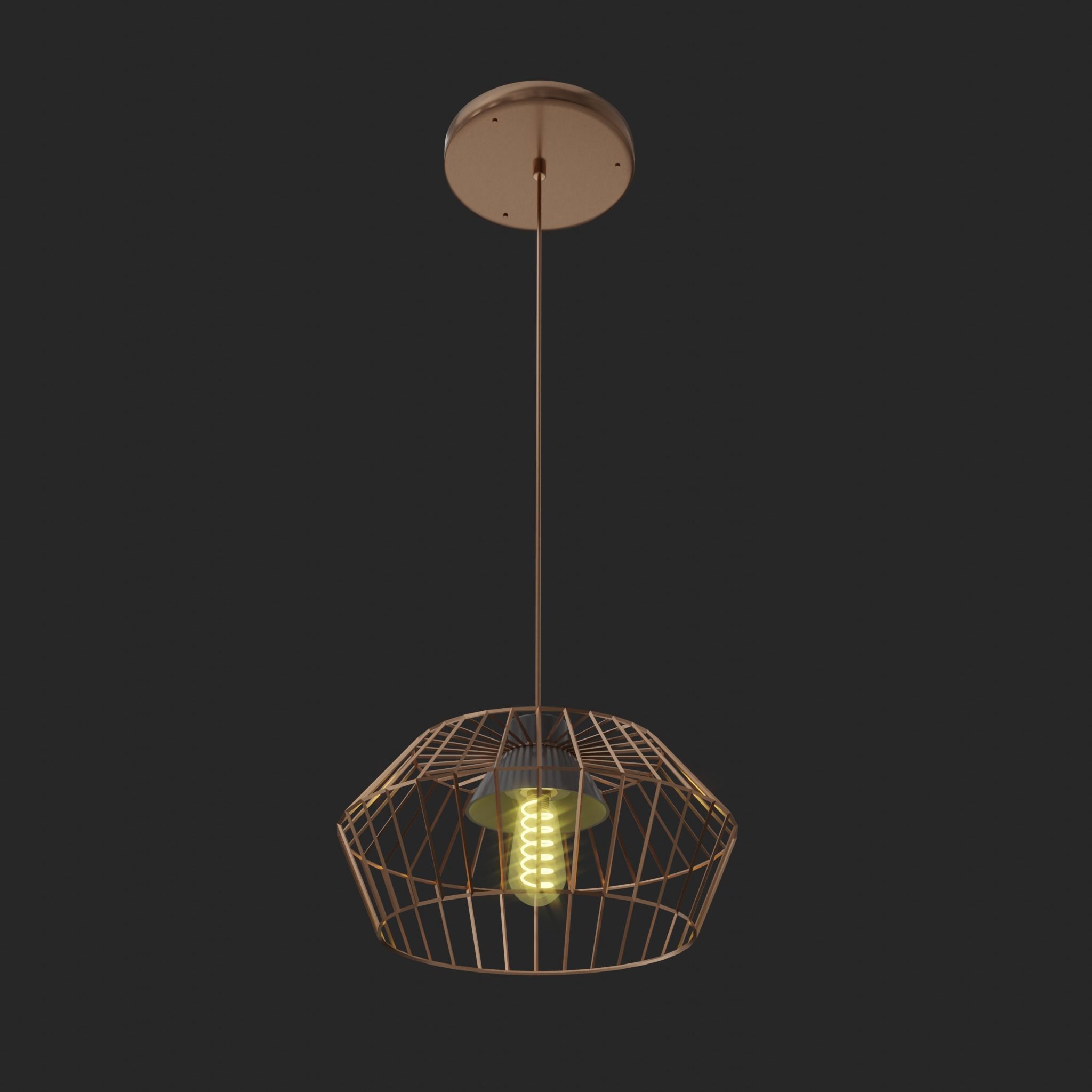 Chandelier 05 3D model_4