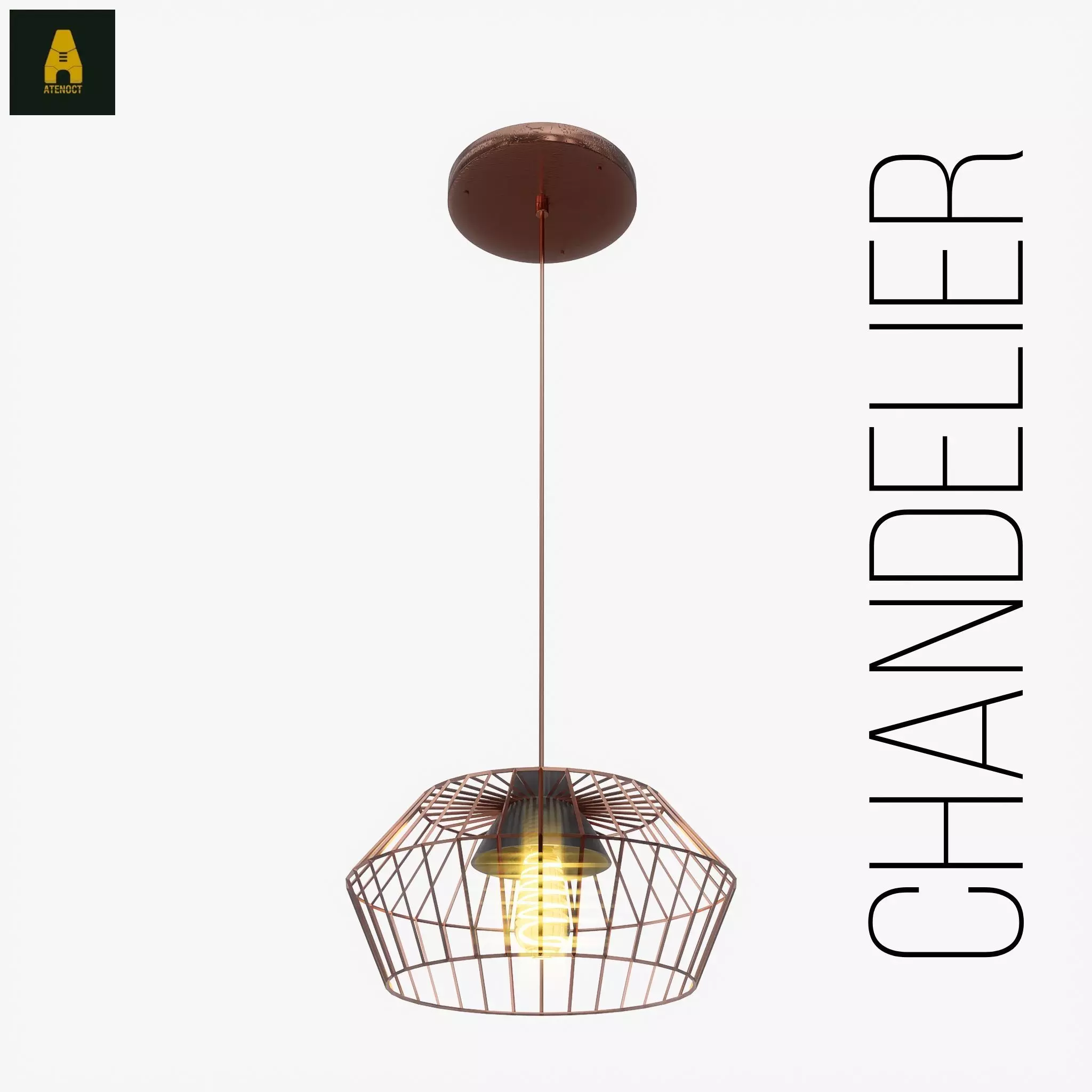 Chandelier 05 3D model_0