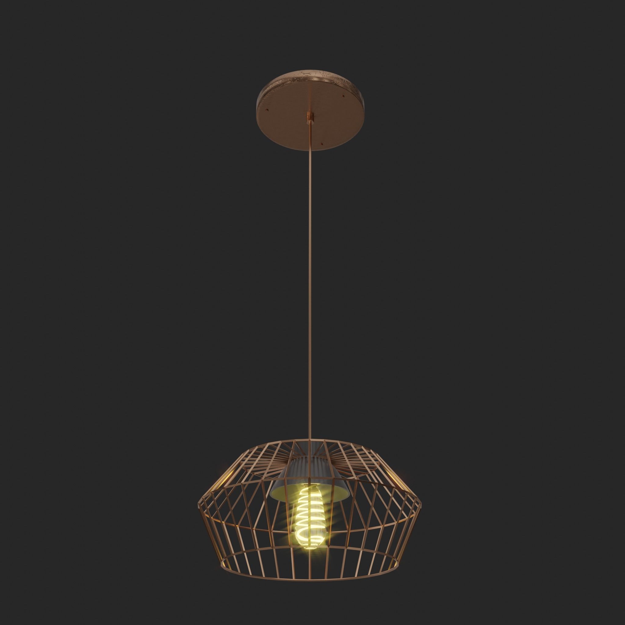 Chandelier 05 3D model_7