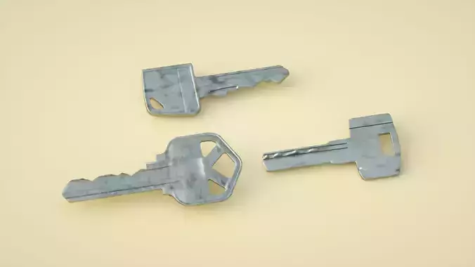 key old key treasure chest key keychain modern key