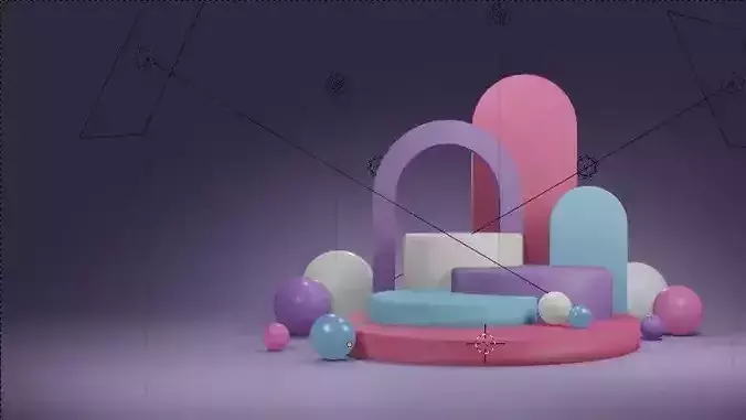 Versatile display podium