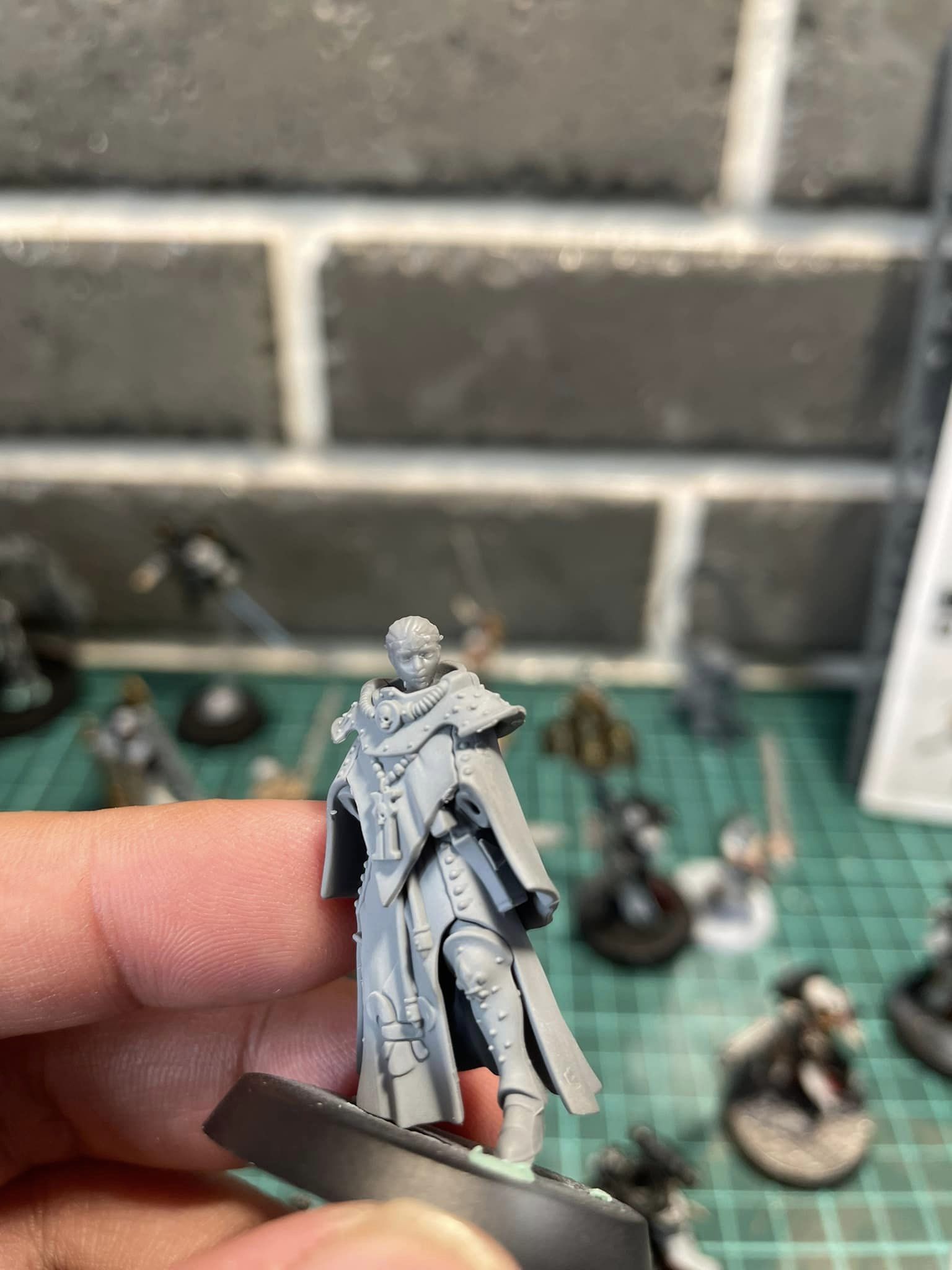 Wargame Custom heads bits- warnums   3D print model_7